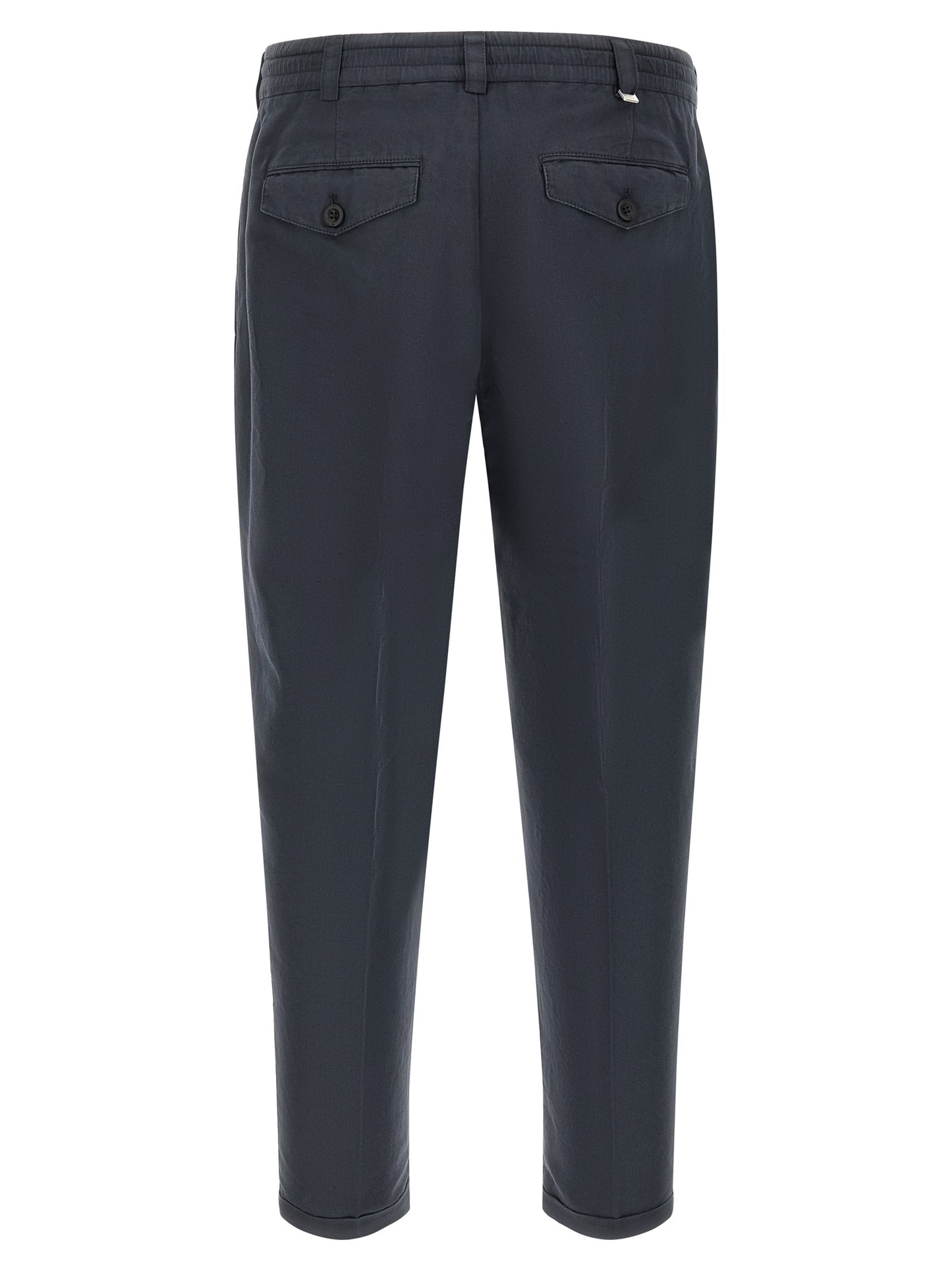 PT Torino Blue Linen Pants