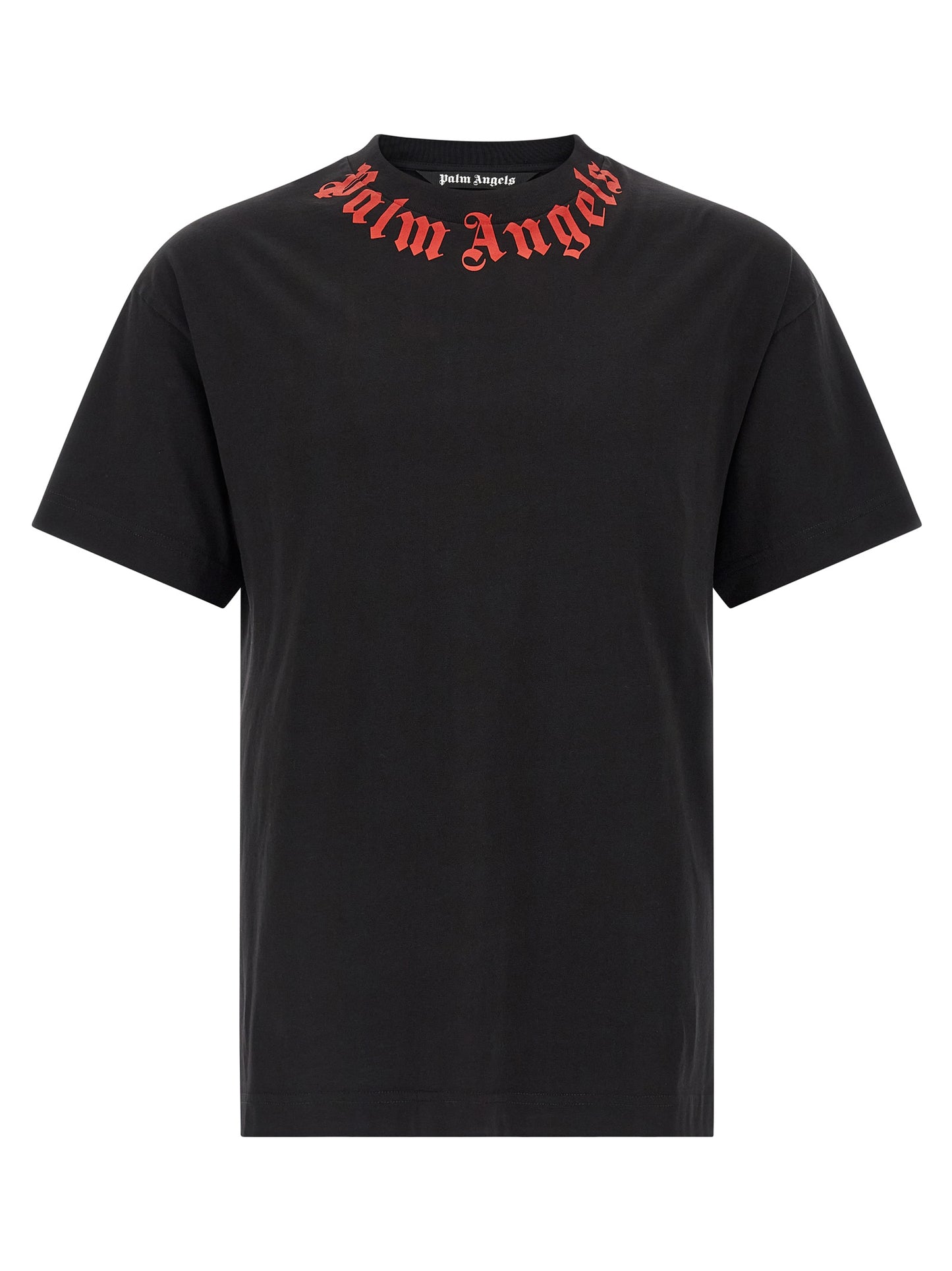 Palm Angels Black Cotton T-Shirt