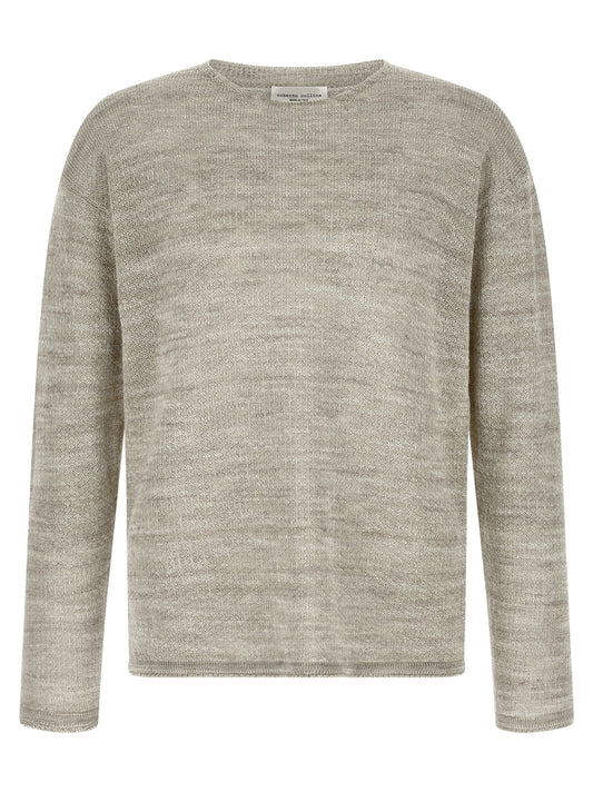 Roberto Collina Gray Cotton Cardigan