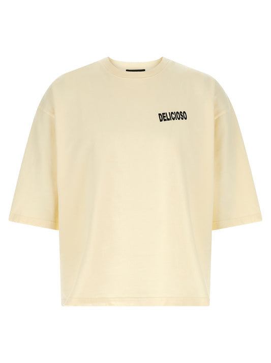 WILLY CHAVARRIA Bicolor Cotton T-Shirt