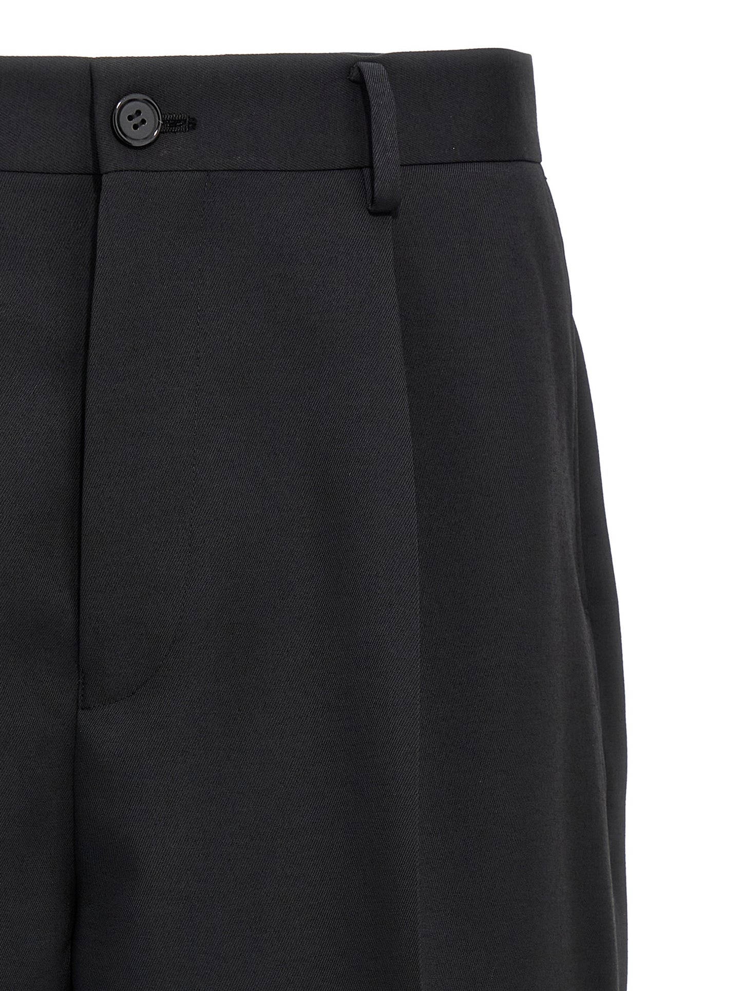 Undercover Black Polyester Bermuda Shorts