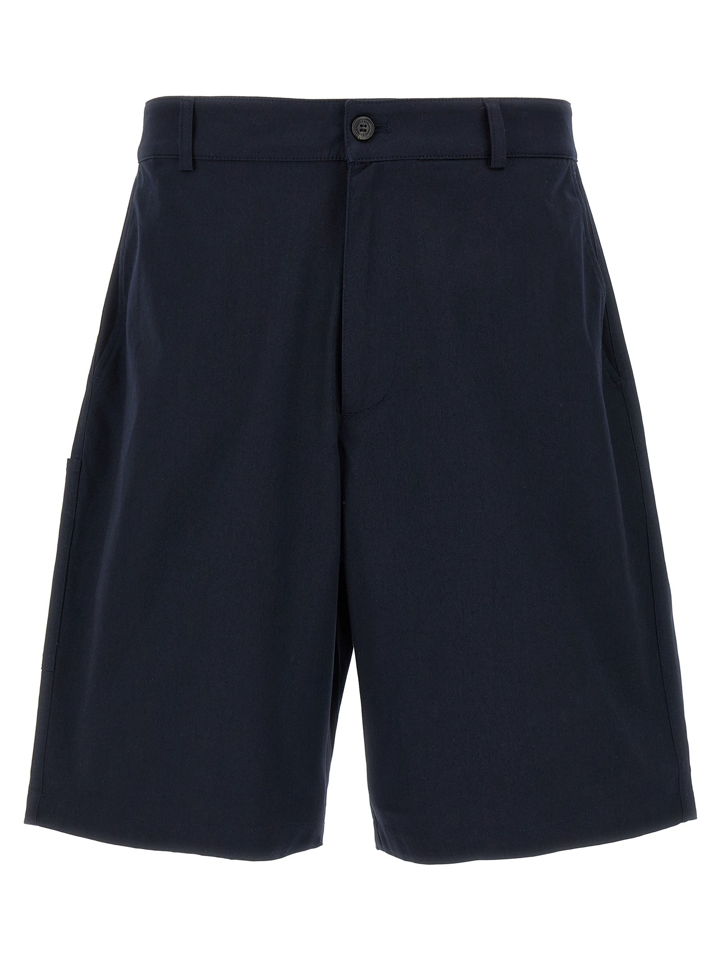 Department 5 Blue Cotton Bermuda Shorts