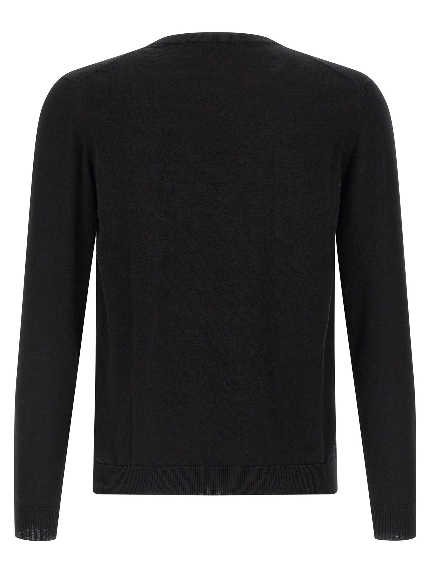 ZANONE Black Cotton Cardigan