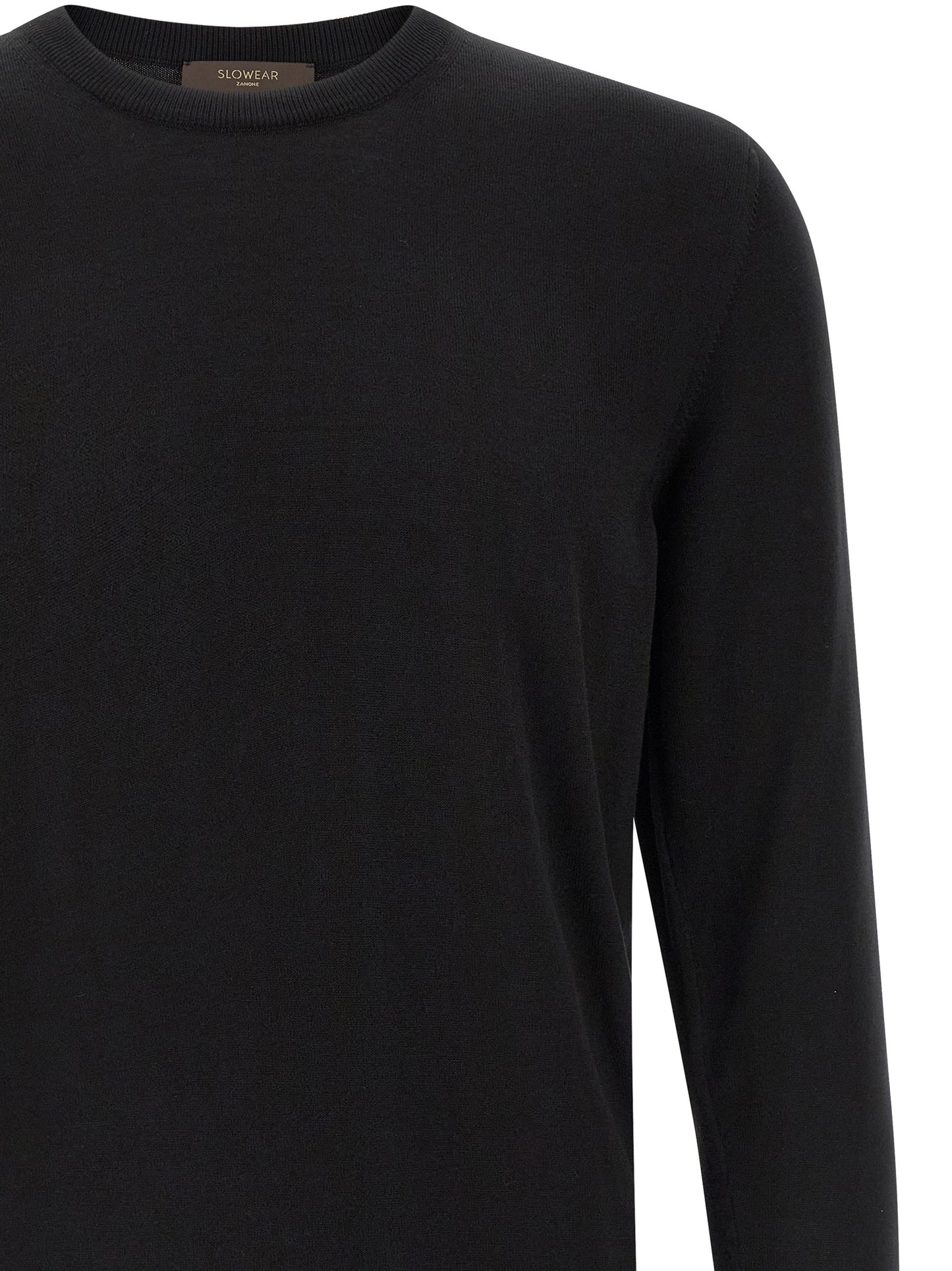 ZANONE Black Cotton Cardigan