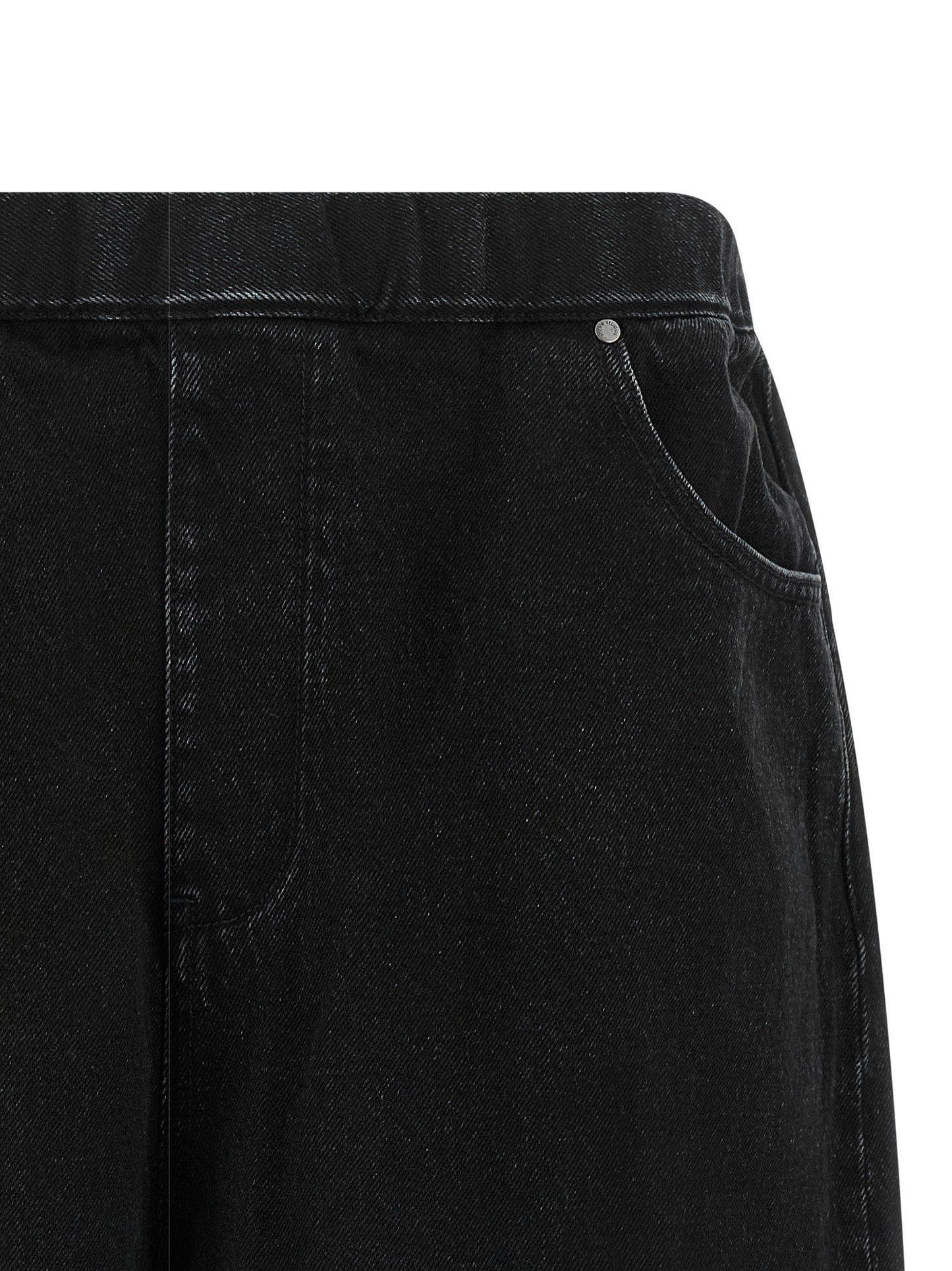 Entire Studios Black Cotton Bermuda Shorts