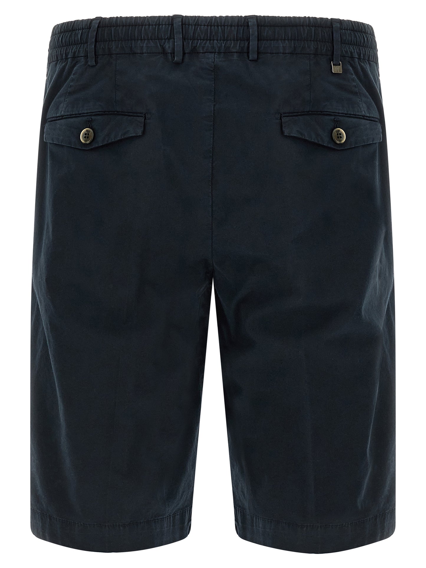 PT Torino Blue Cotton Bermuda Shorts