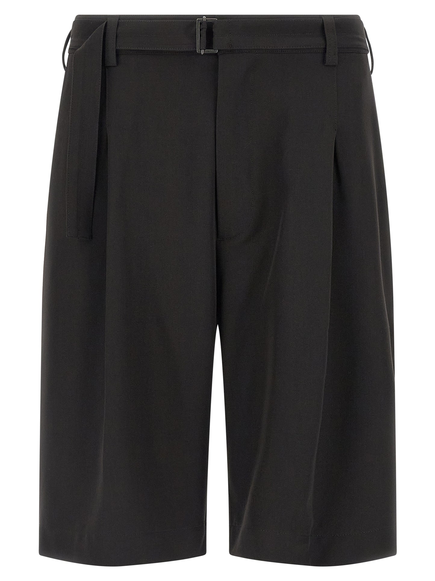 CELLAR DOOR Black Polyester Bermuda Shorts