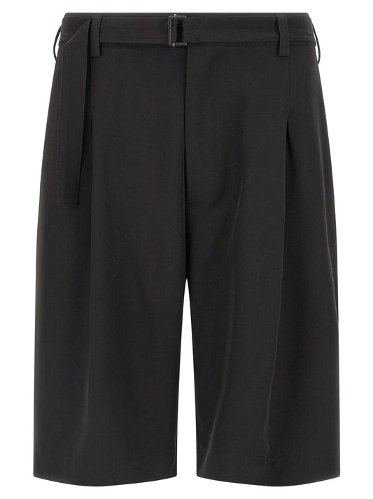 CELLAR DOOR Zwarte Polyester Bermuda Shorts