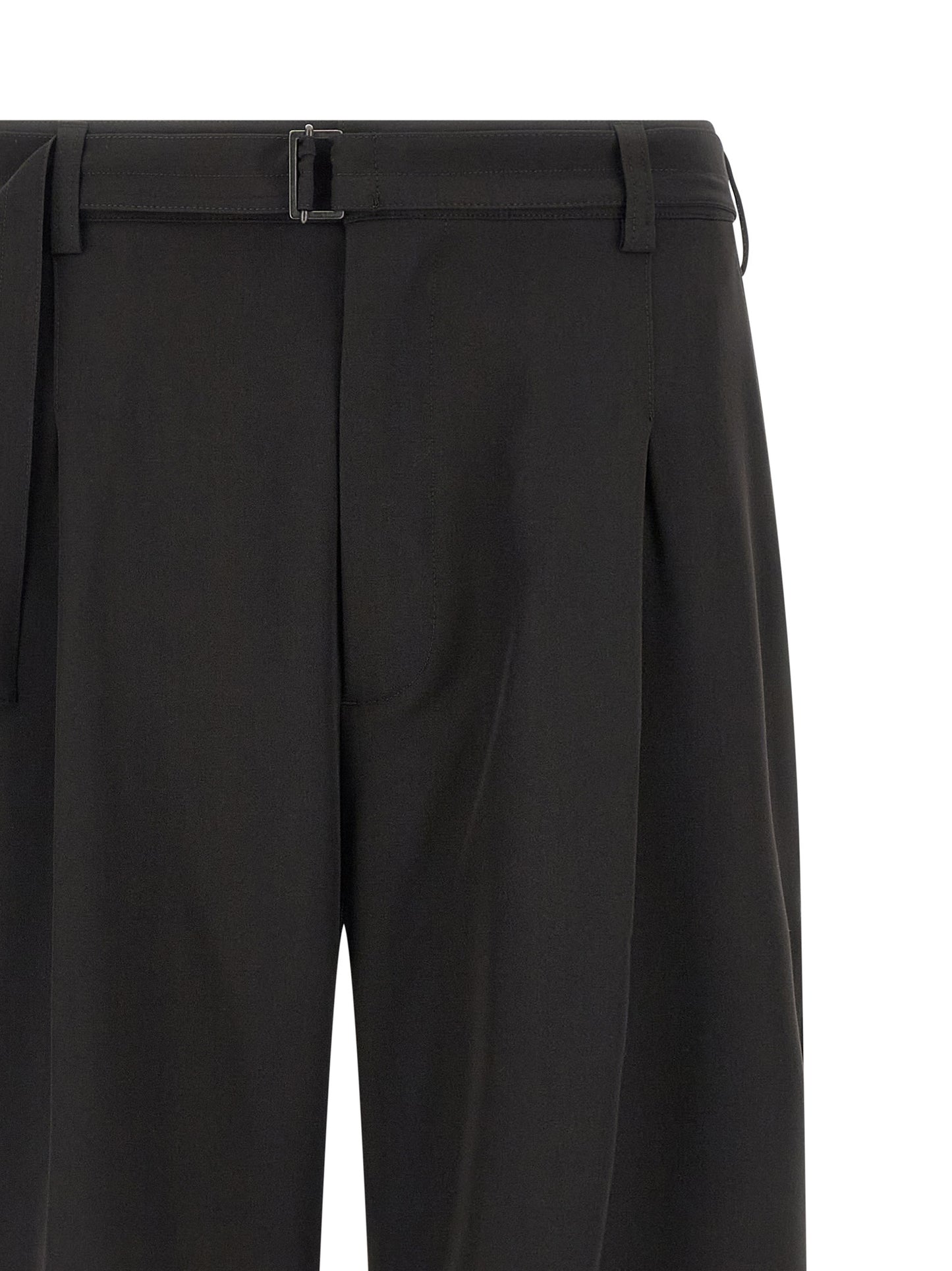 CELLAR DOOR Black Polyester Bermuda Shorts