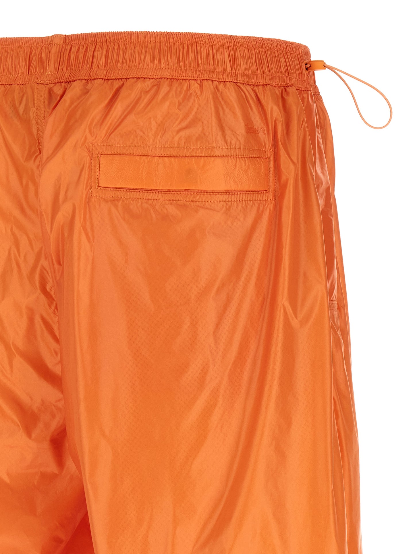 LAMINAR Orange Polyamide Bermuda Shorts