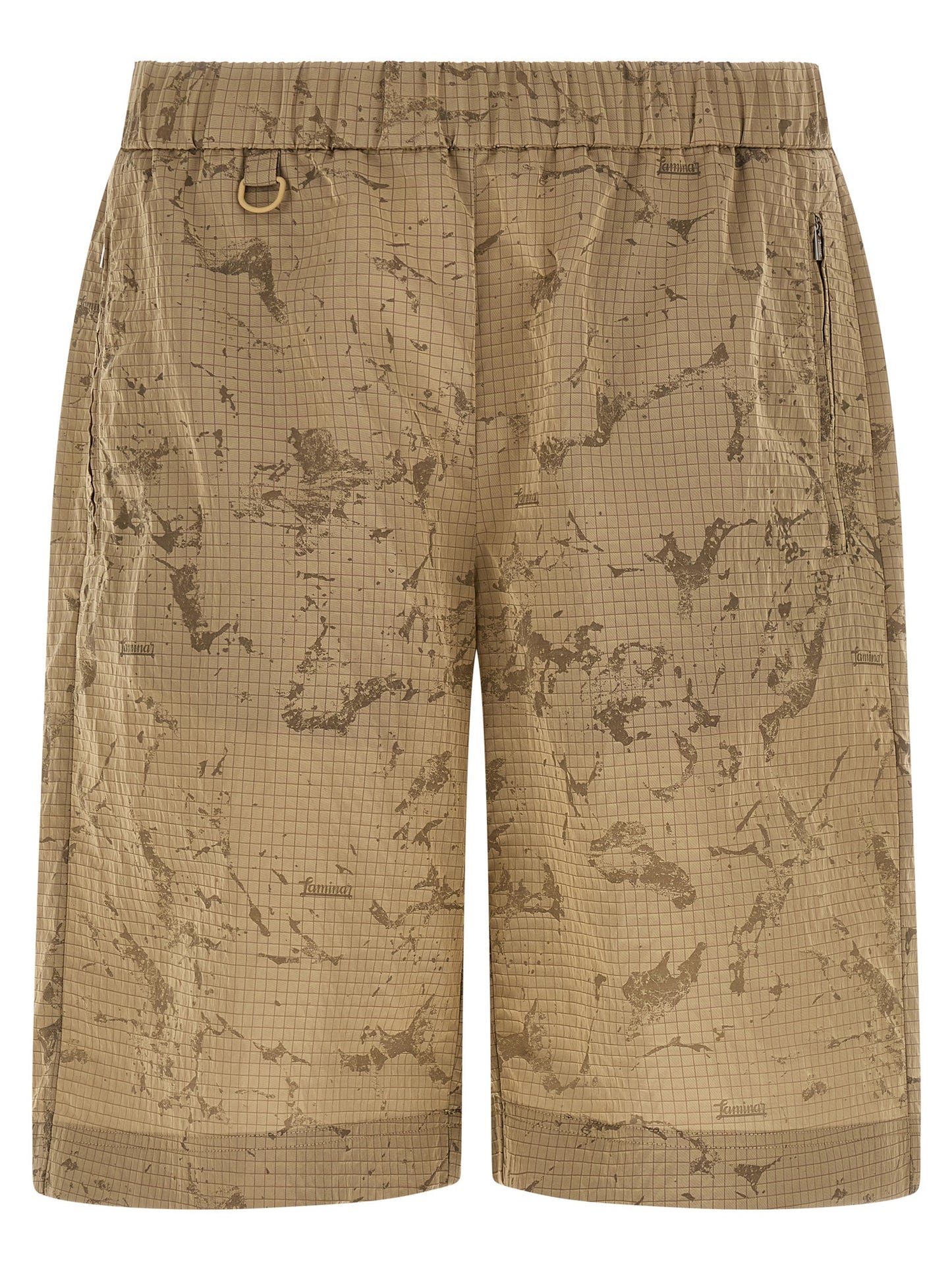 LAMINAR Beige Polyamide Bermuda Shorts