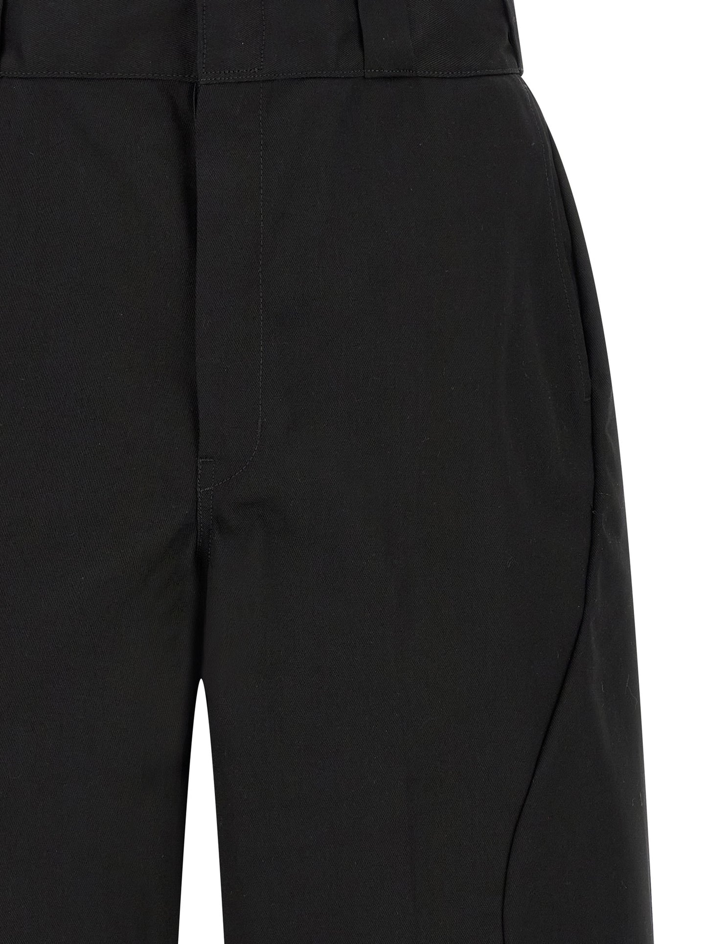 Undercover Black Polyester Bermuda Shorts