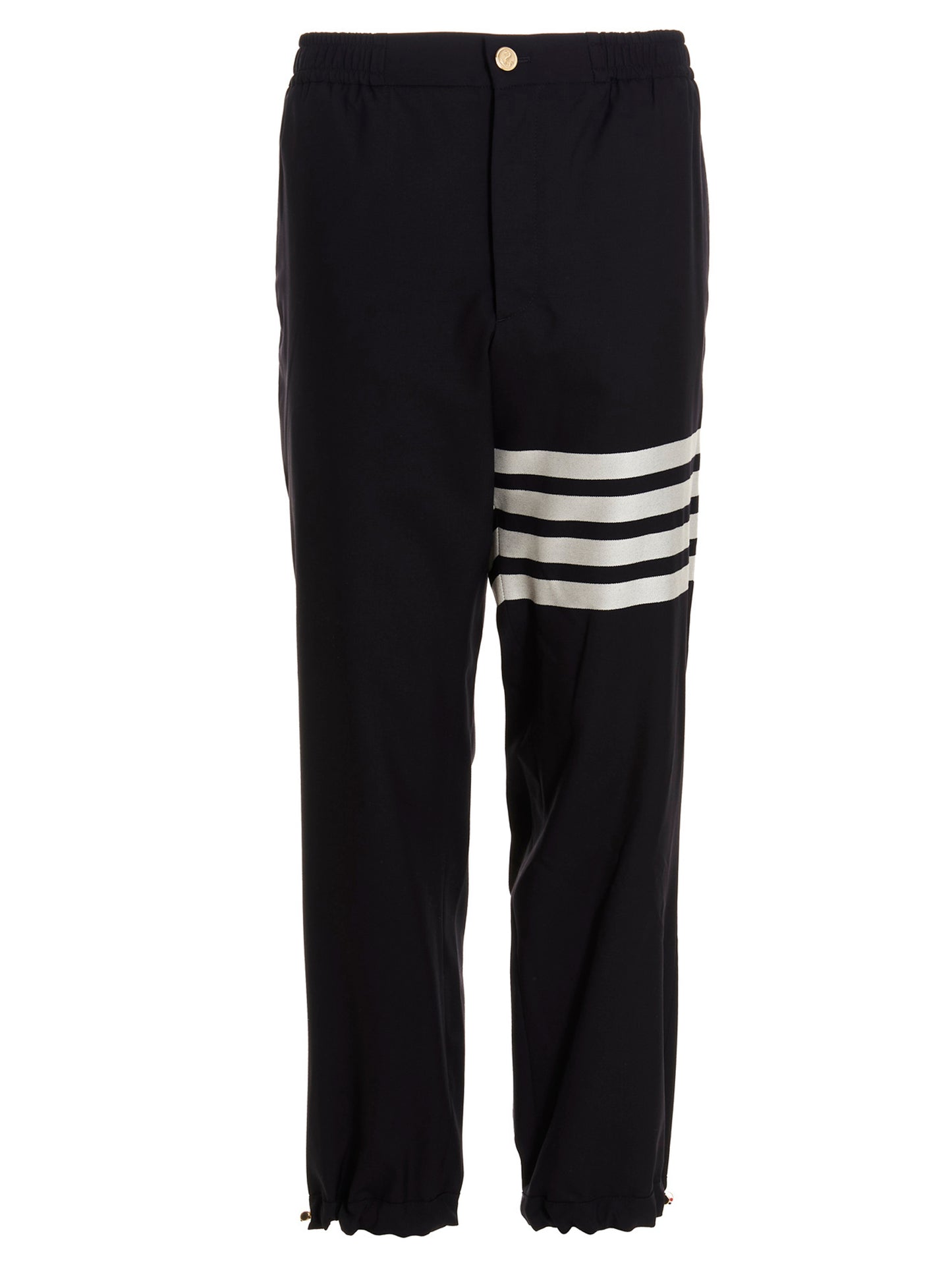 Thom Browne Blue Wool Athletic Pants