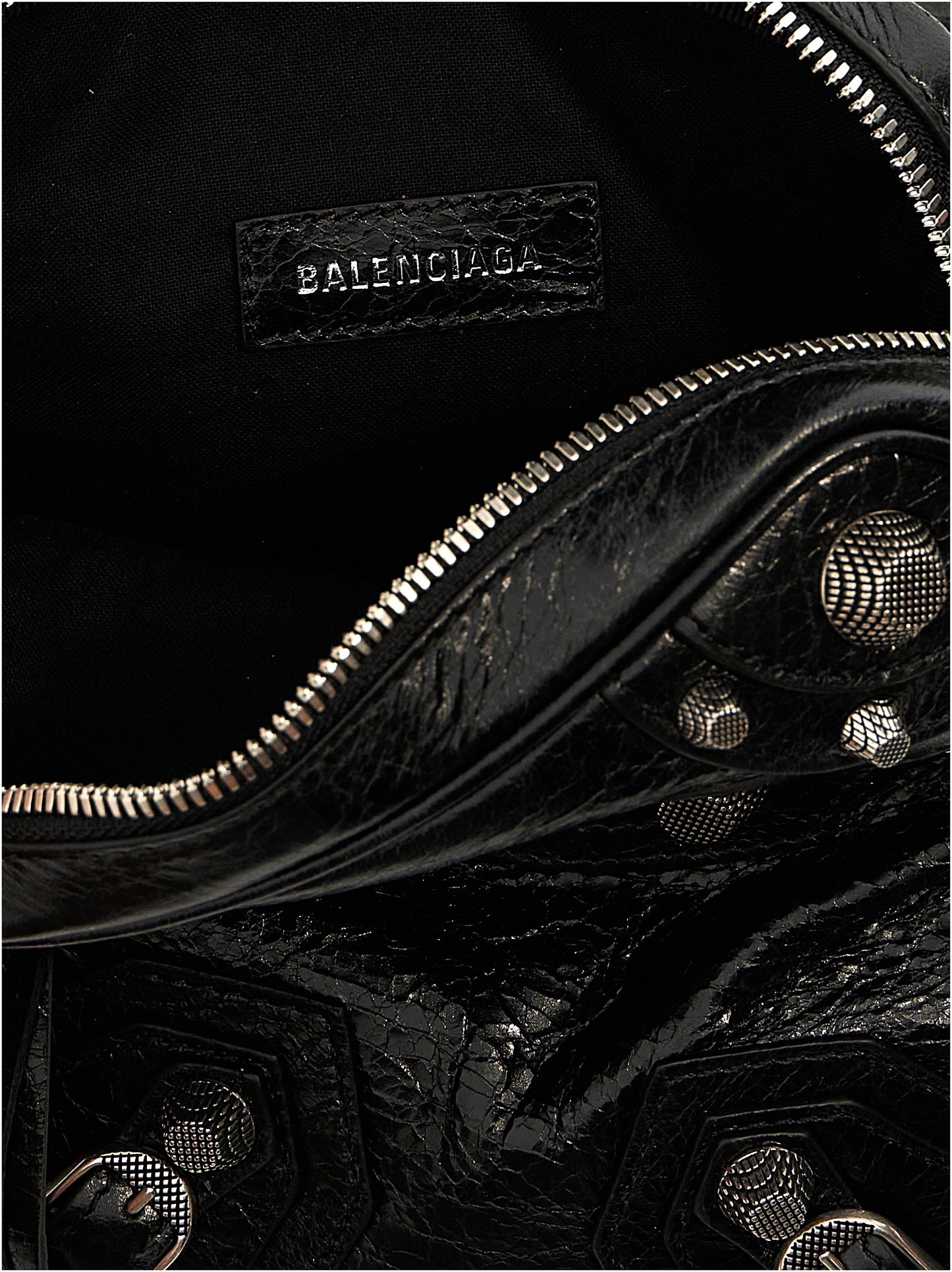 Balenciaga Black Lamb Leather Crossbody Bag