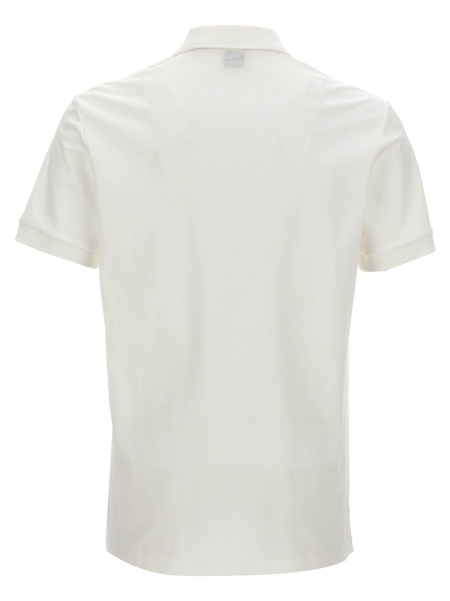 Burberry White Cotton Polo Shirt