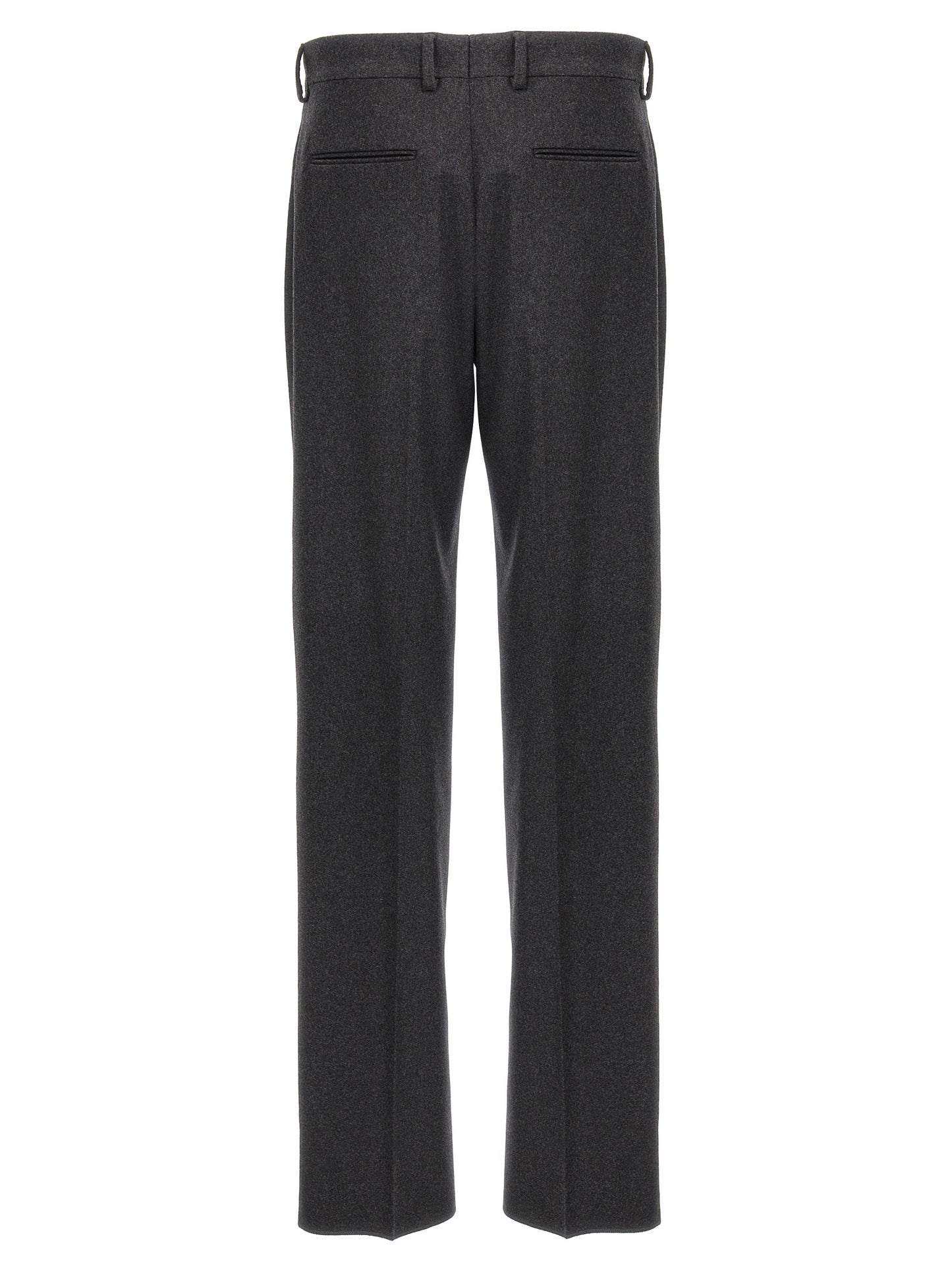 Fendi Gray Cashmere Casual Pants