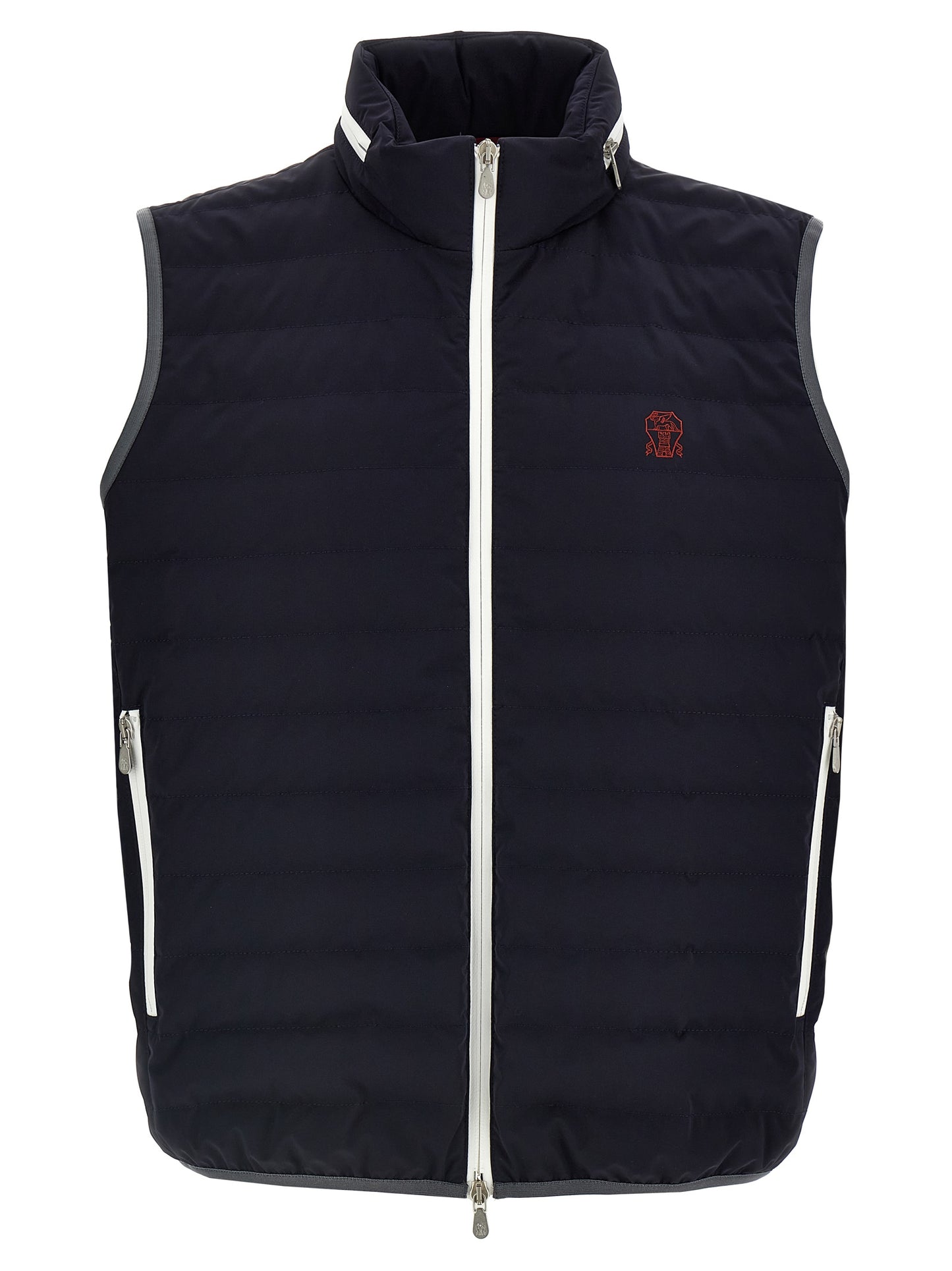 Brunello Cucinelli Blue Polyamide Coat