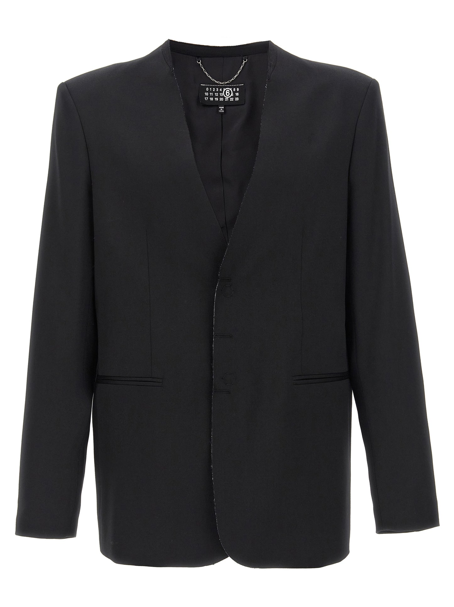 MM6 Maison Margiela Schwarz Polyester Blazer