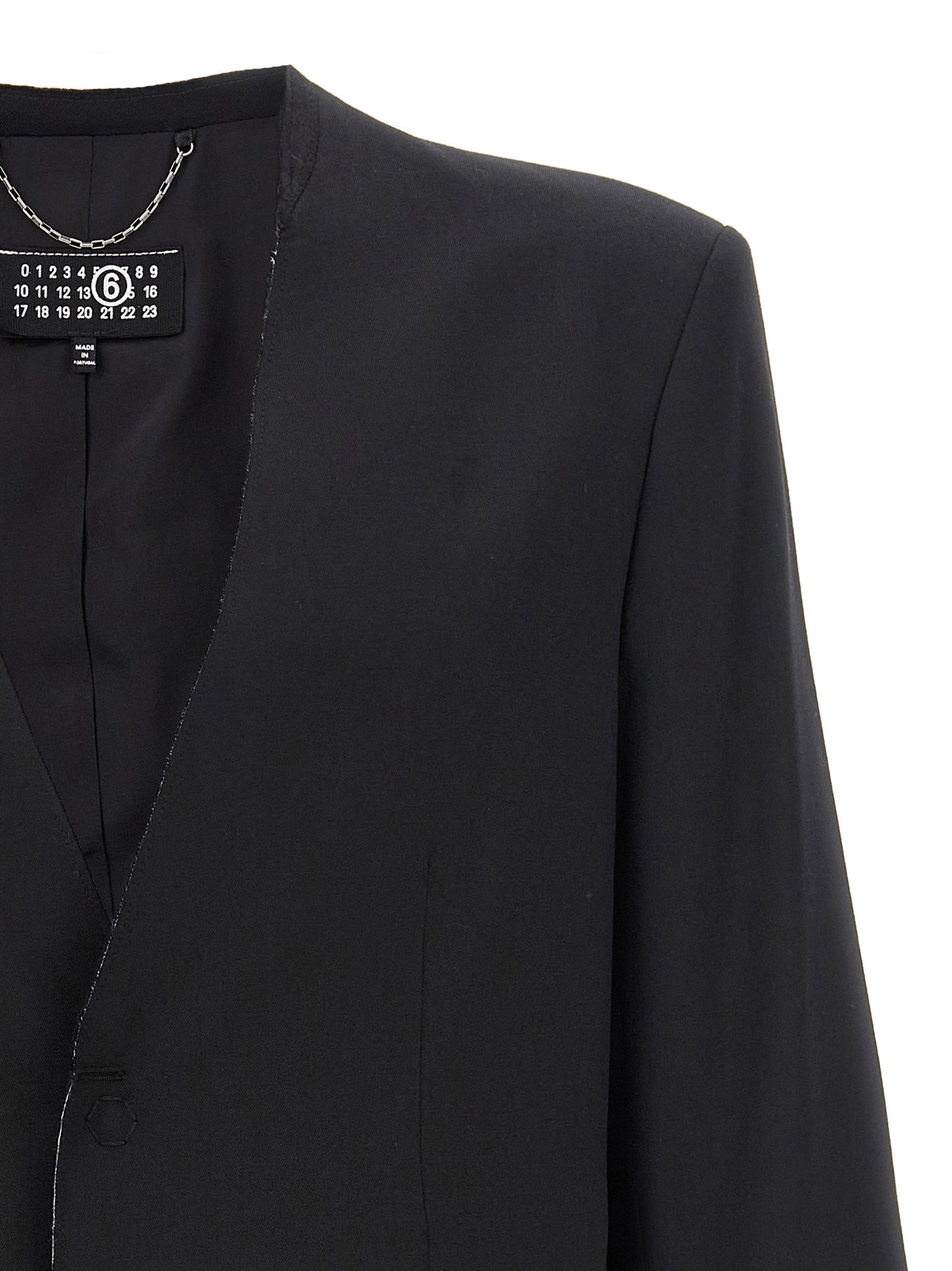 MM6 Maison Margiela Schwarz Polyester Blazer