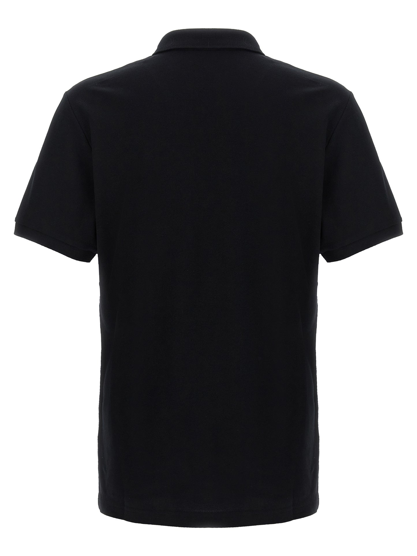 Moschino Black Cotton Polo Shirt