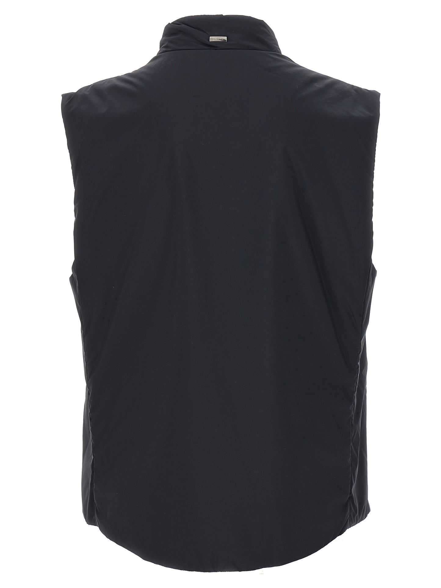 Herno Black Polyamide Sleeveless Jacket