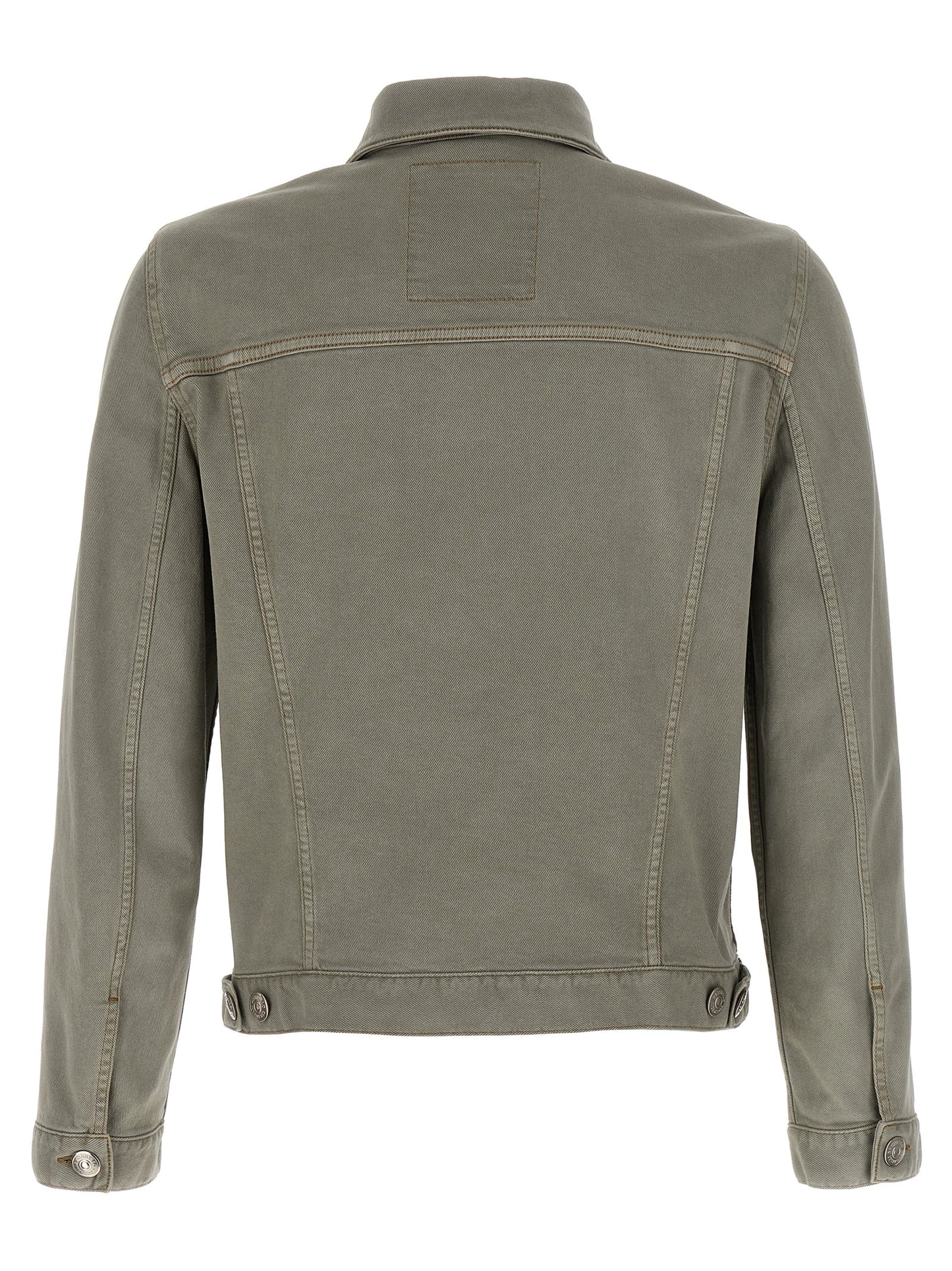 Brunello Cucinelli Gray Cotton Denim Jacket