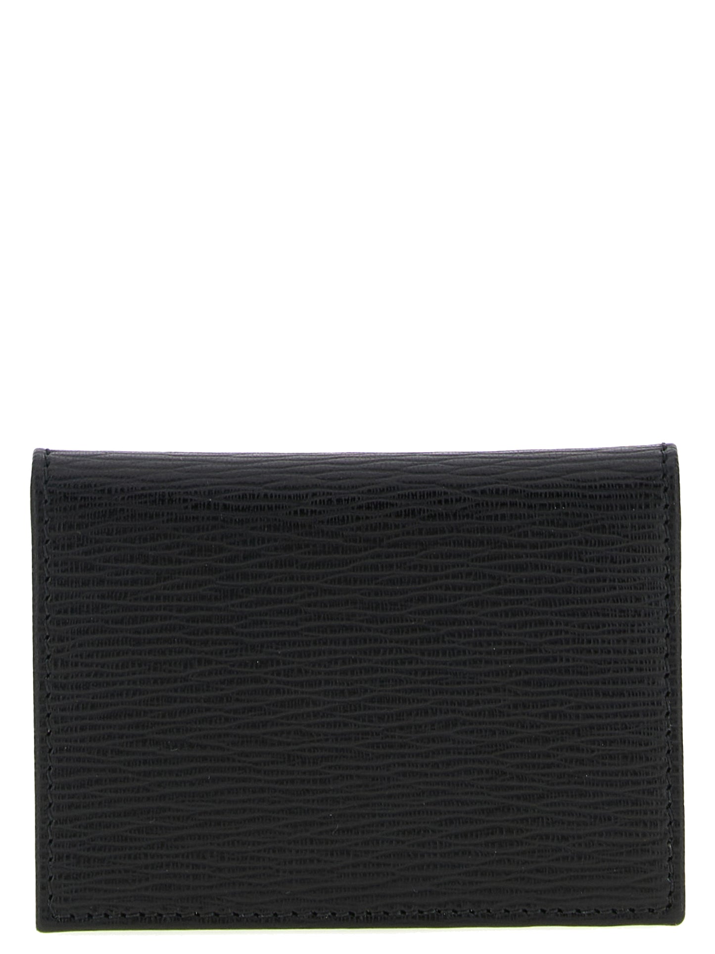 Ferragamo Black Calfskin Cardholder