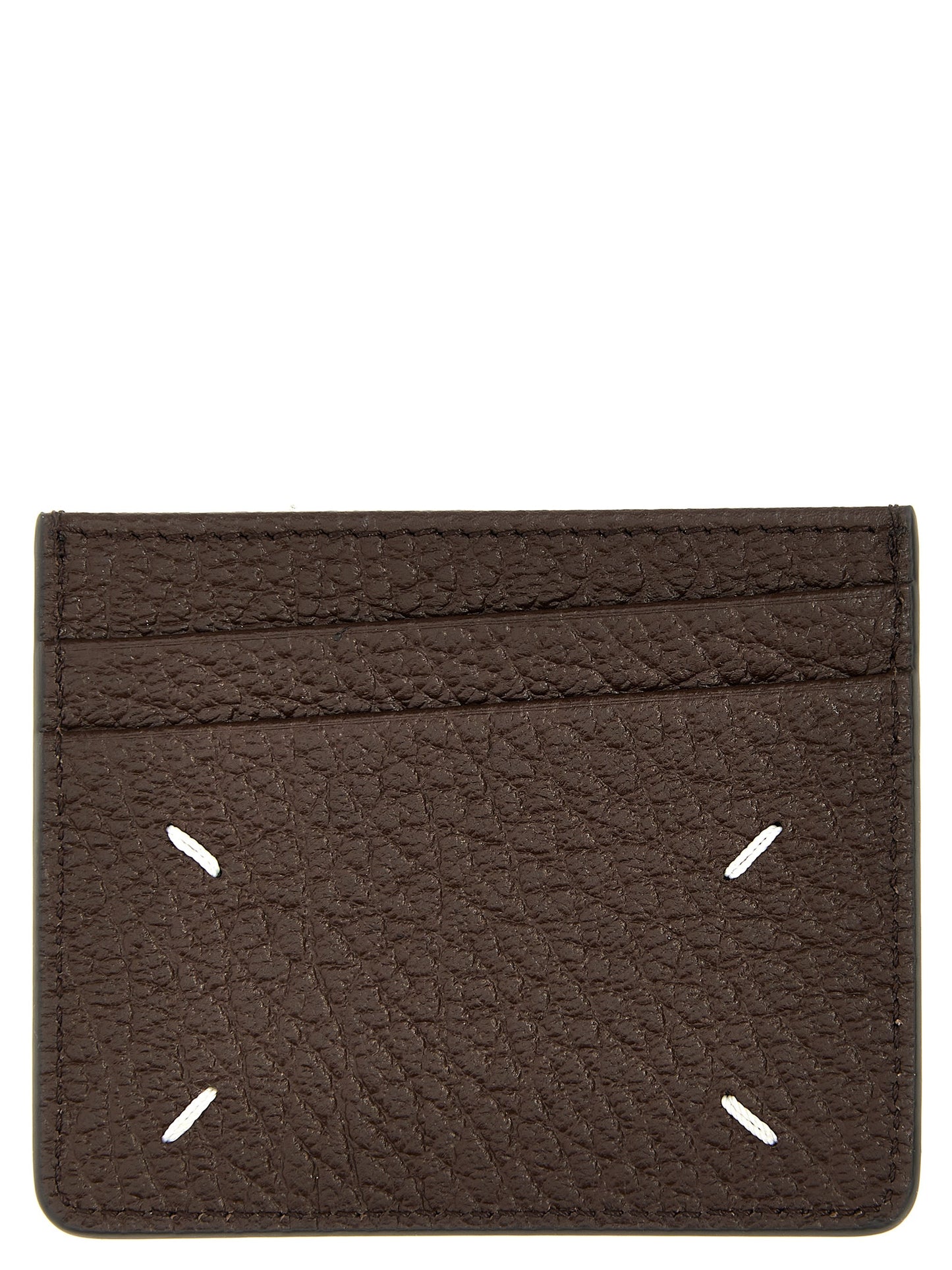 Maison Margiela Brown Calfskin Cardholder