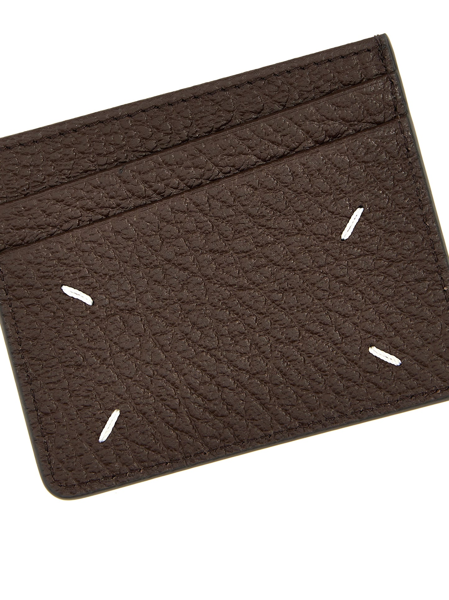 Maison Margiela Brown Calfskin Cardholder
