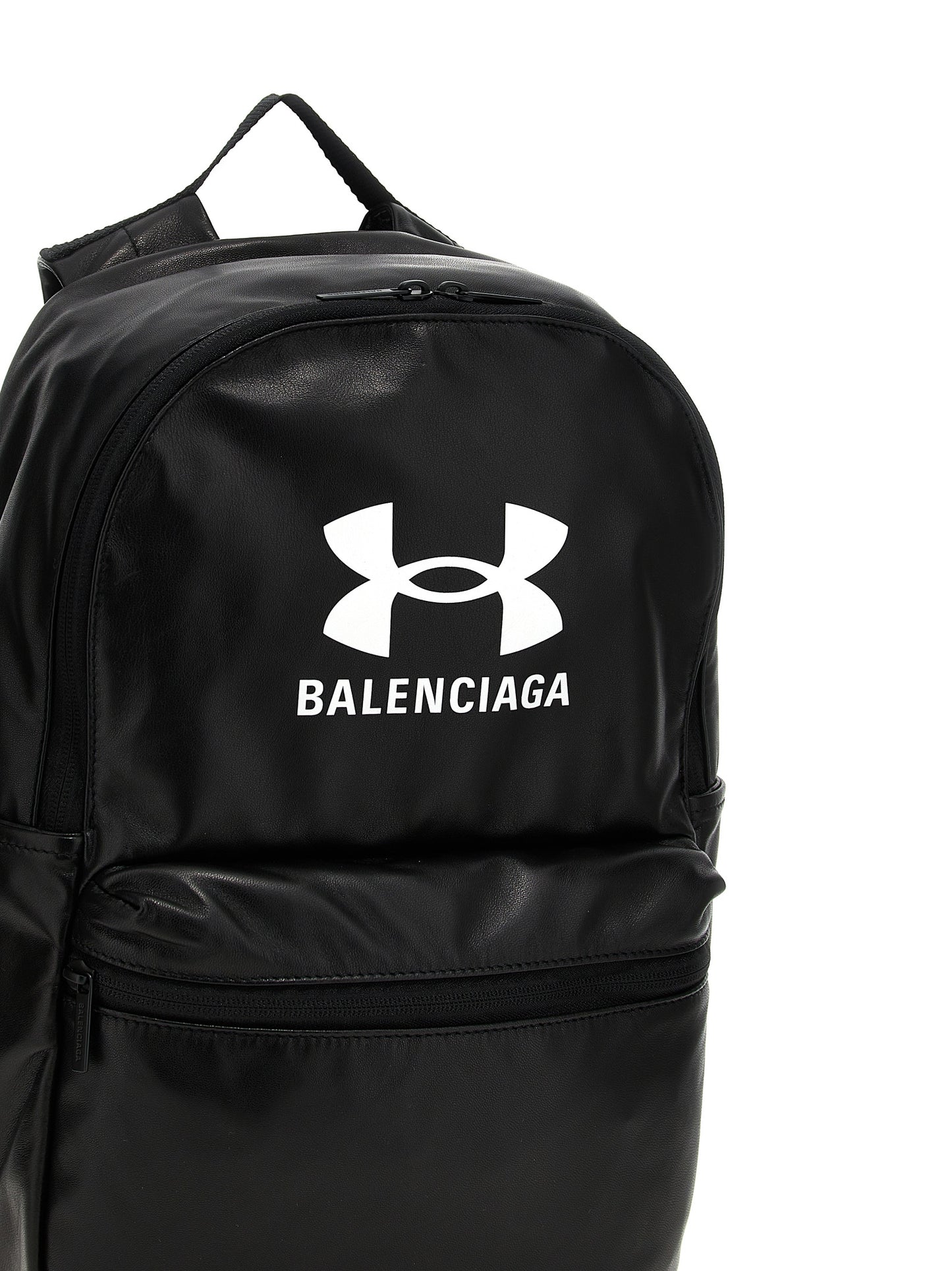 Balenciaga Bicolor Lamb Leather Backpack