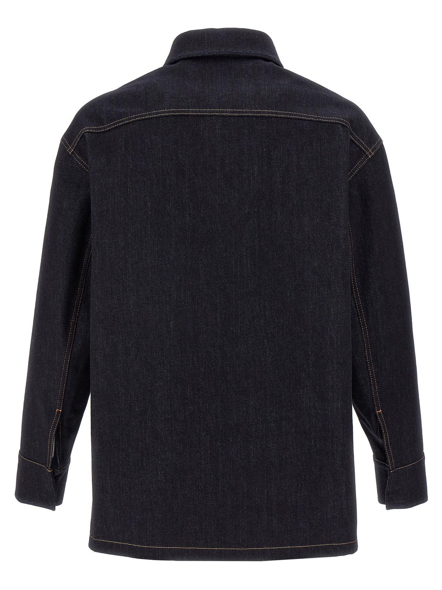 Fendi Blue Cotton Denim Jacket