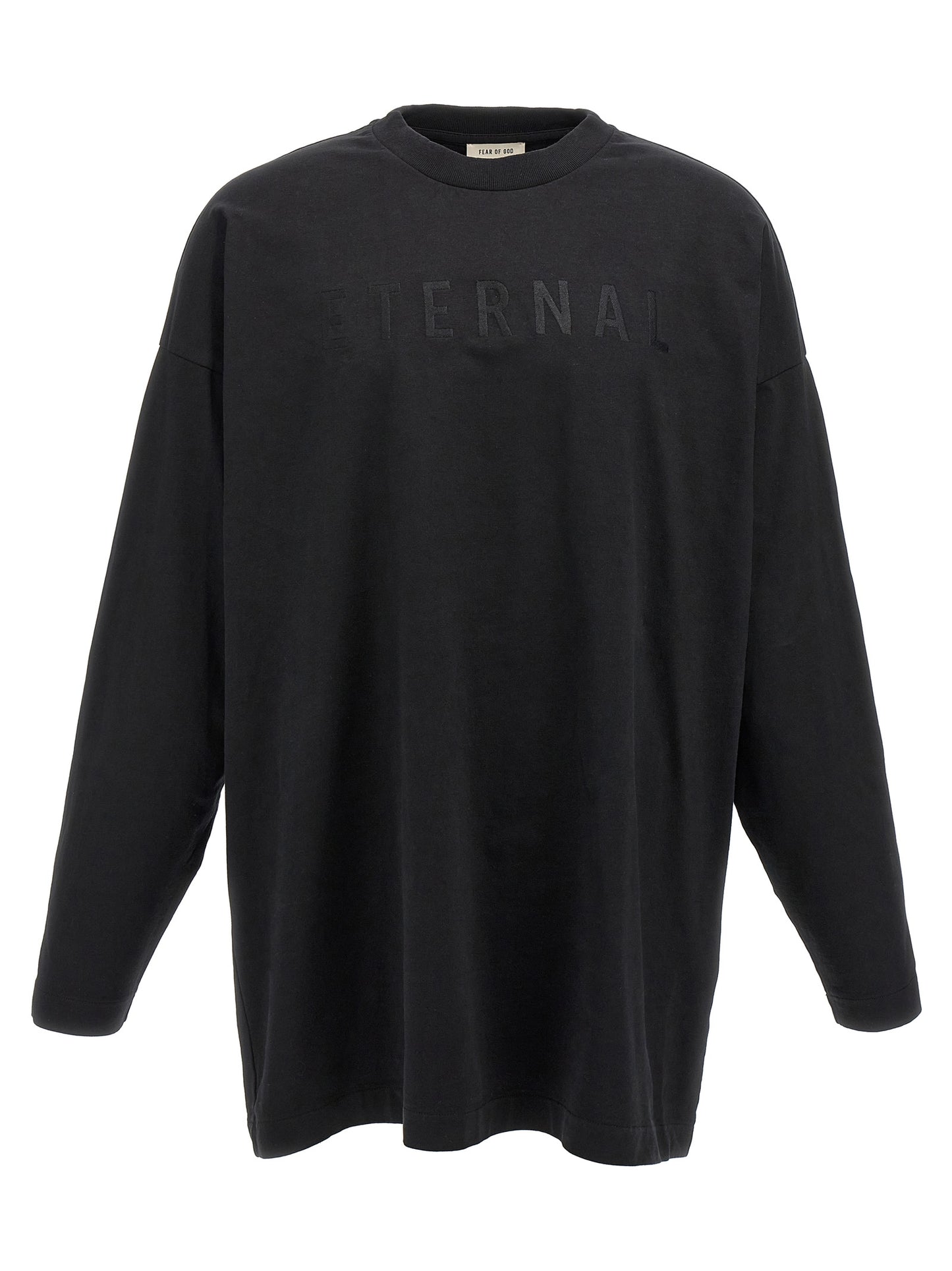 Fear Of God Black Cotton T-Shirt