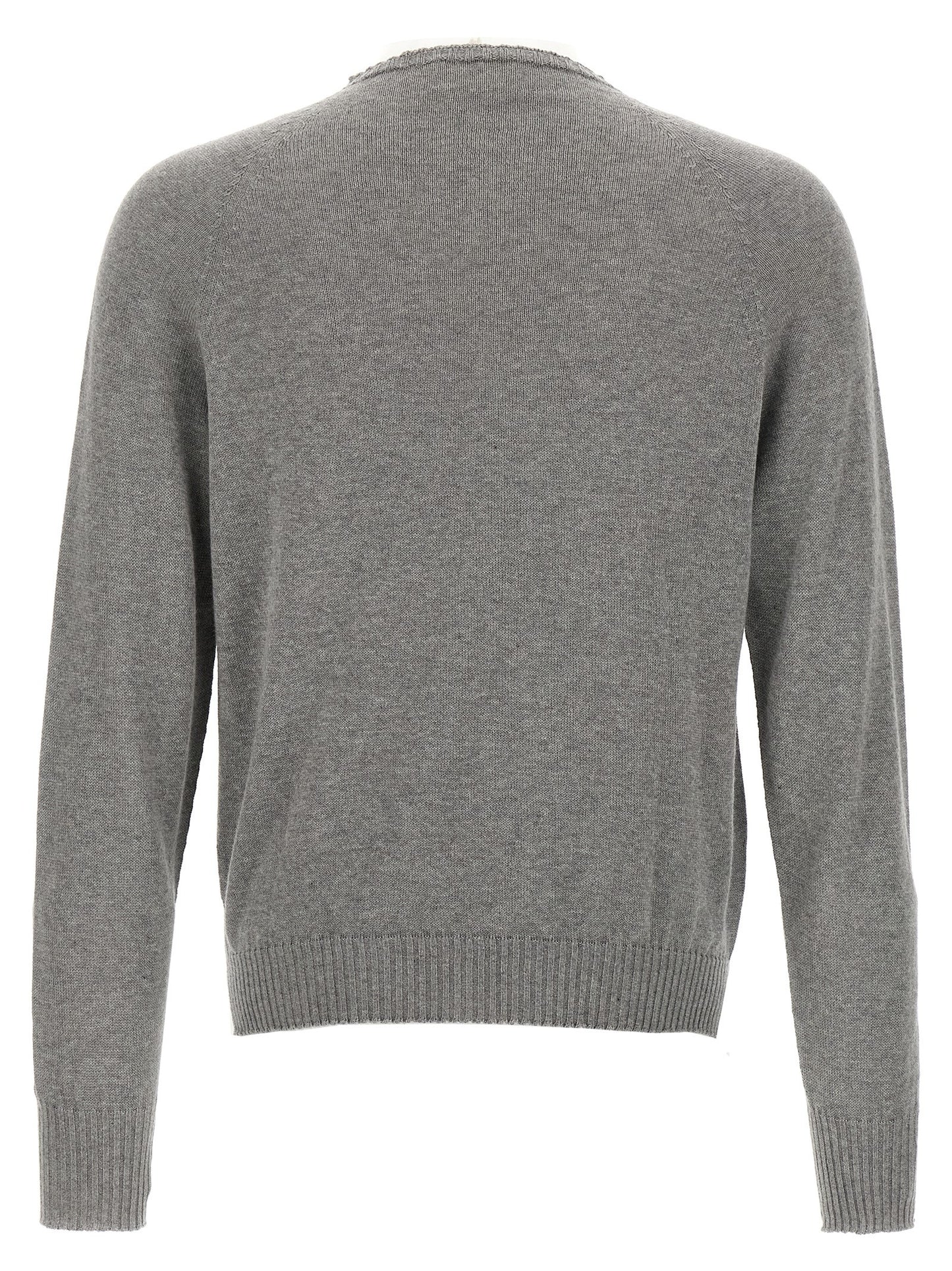 MA'RY'YA Gray Cotton Cardigan