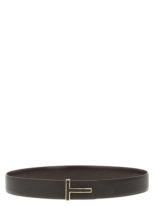 Tom Ford Brown Calfskin Belt