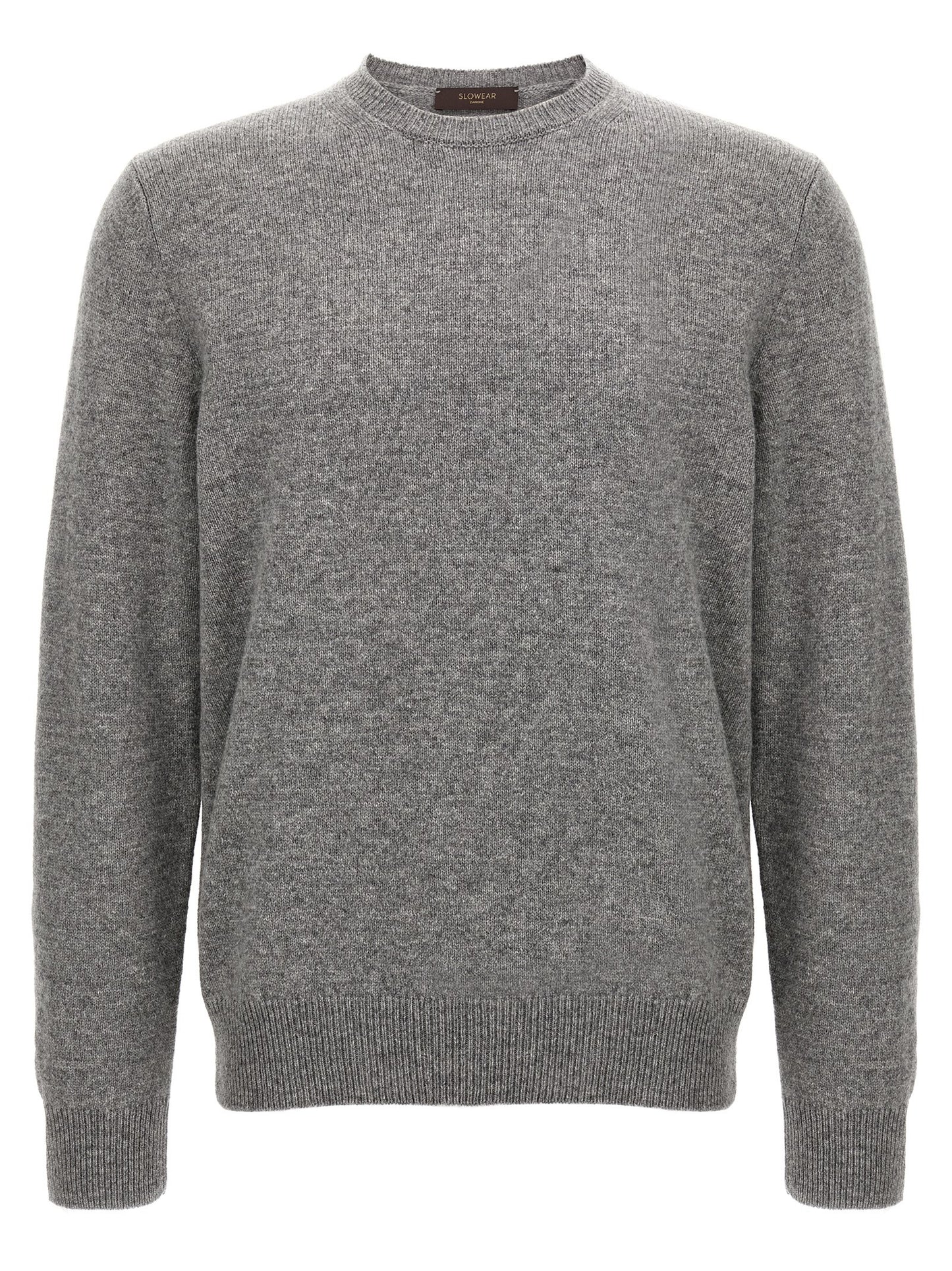 ZANONE Gray Virgin Wool Cardigan
