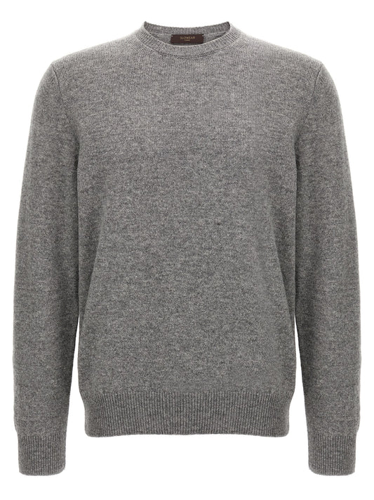 ZANONE Gray Virgin Wool Cardigan