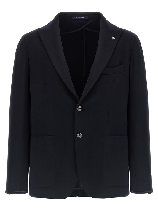 Tagliatore Blue Cashmere Blazer