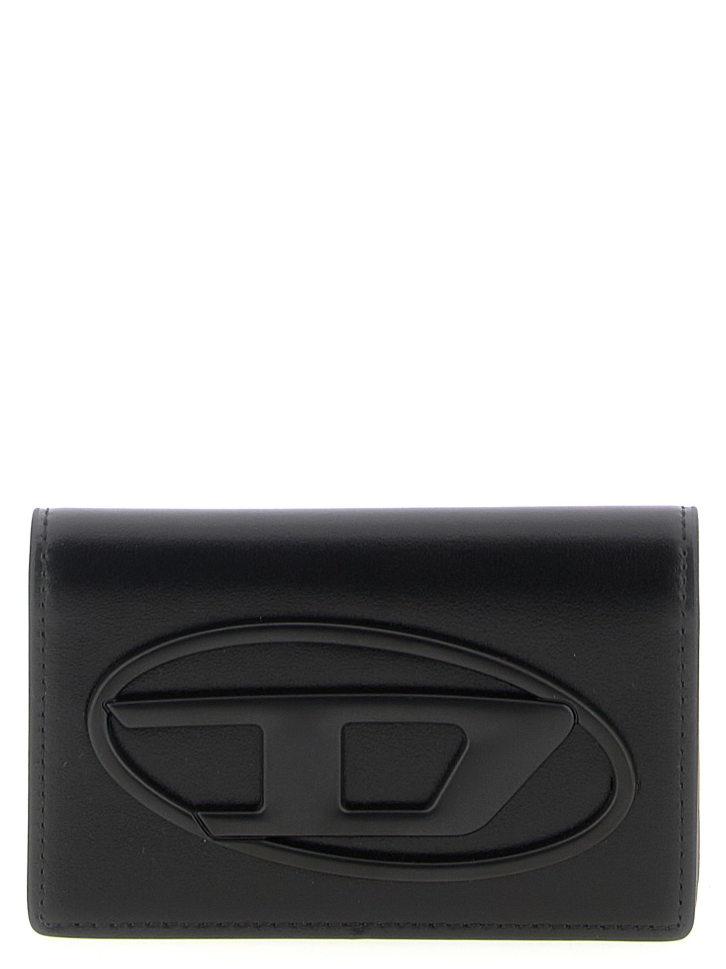 Diesel Black Leather Cardholder