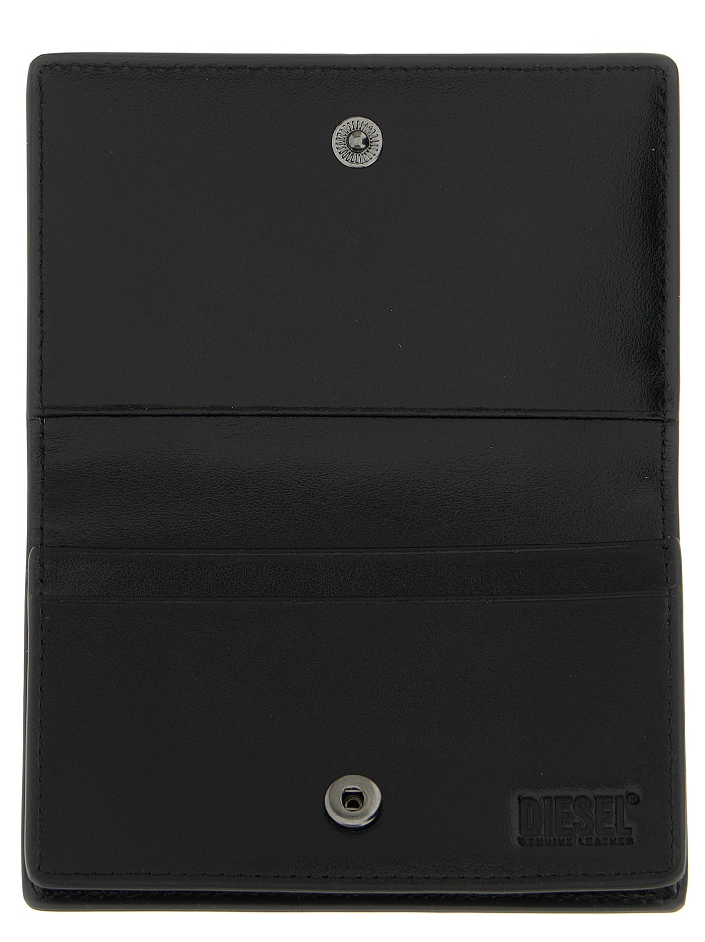 Diesel Black Leather Cardholder