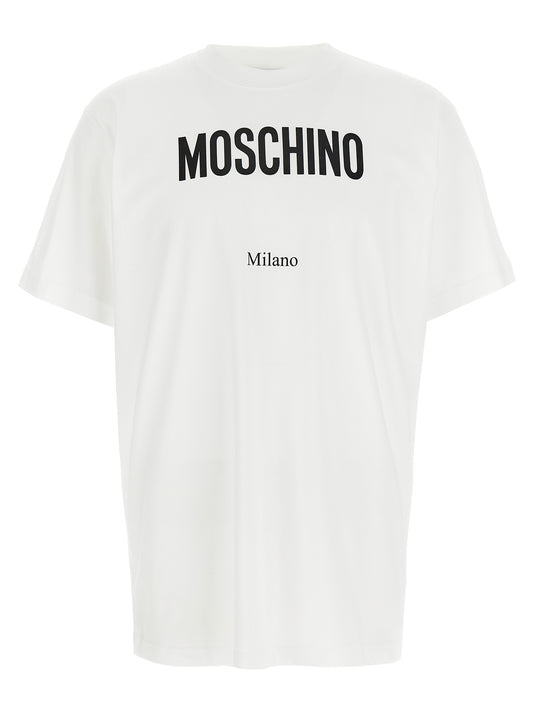 Moschino Bicolor Cotton T-Shirt