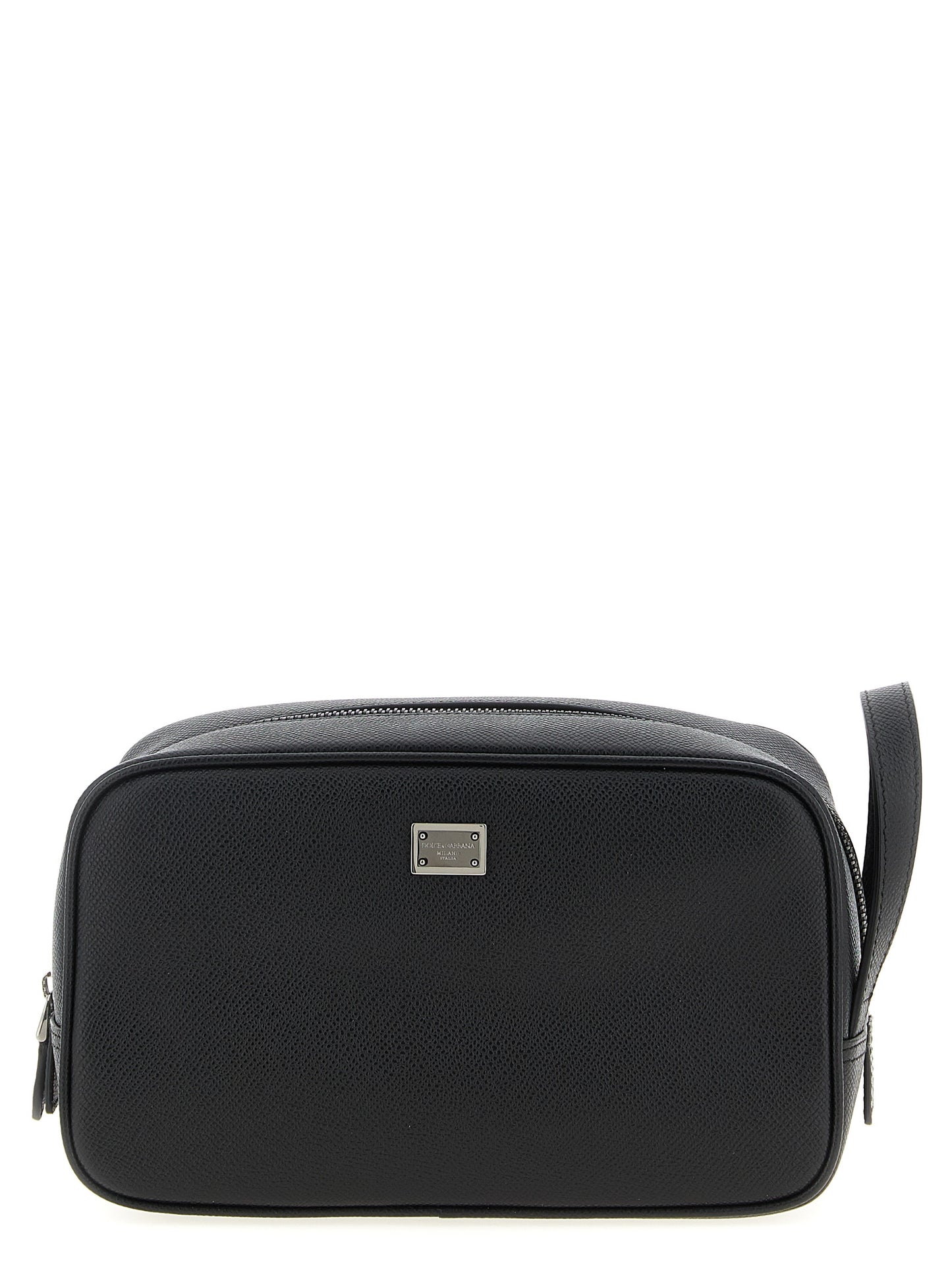 Dolce & Gabbana Black Calfskin Leather Wallet