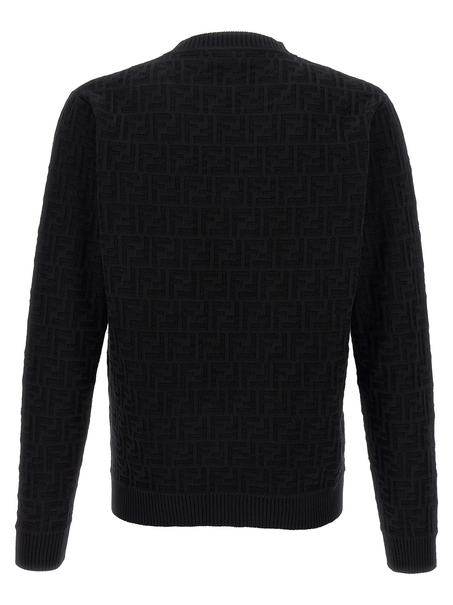 Fendi Black Cotton Cardigan