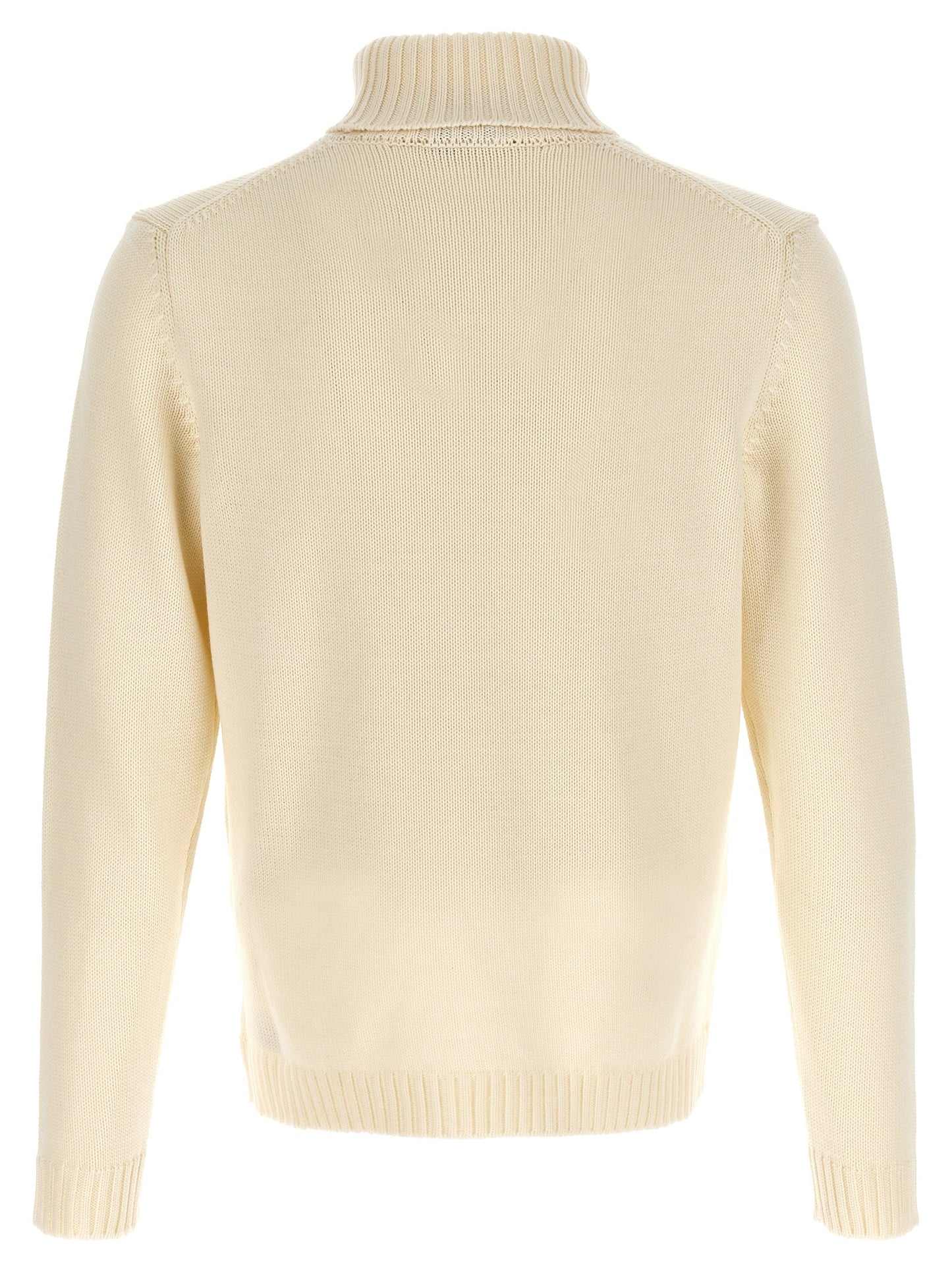 ZANONE White Virgin Wool Cardigan