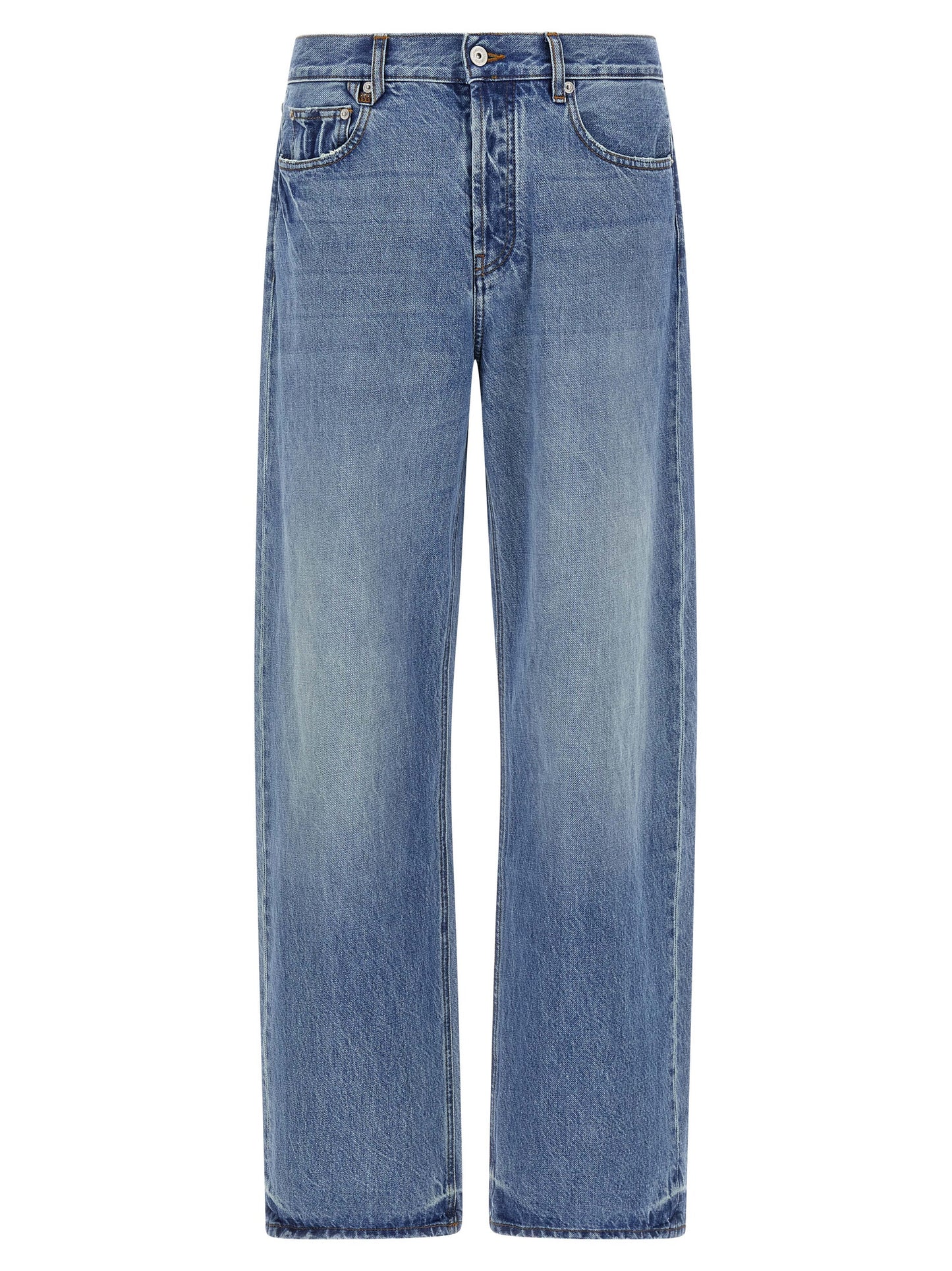 Jacquemus Blue Cotton Straight-Leg Jeans