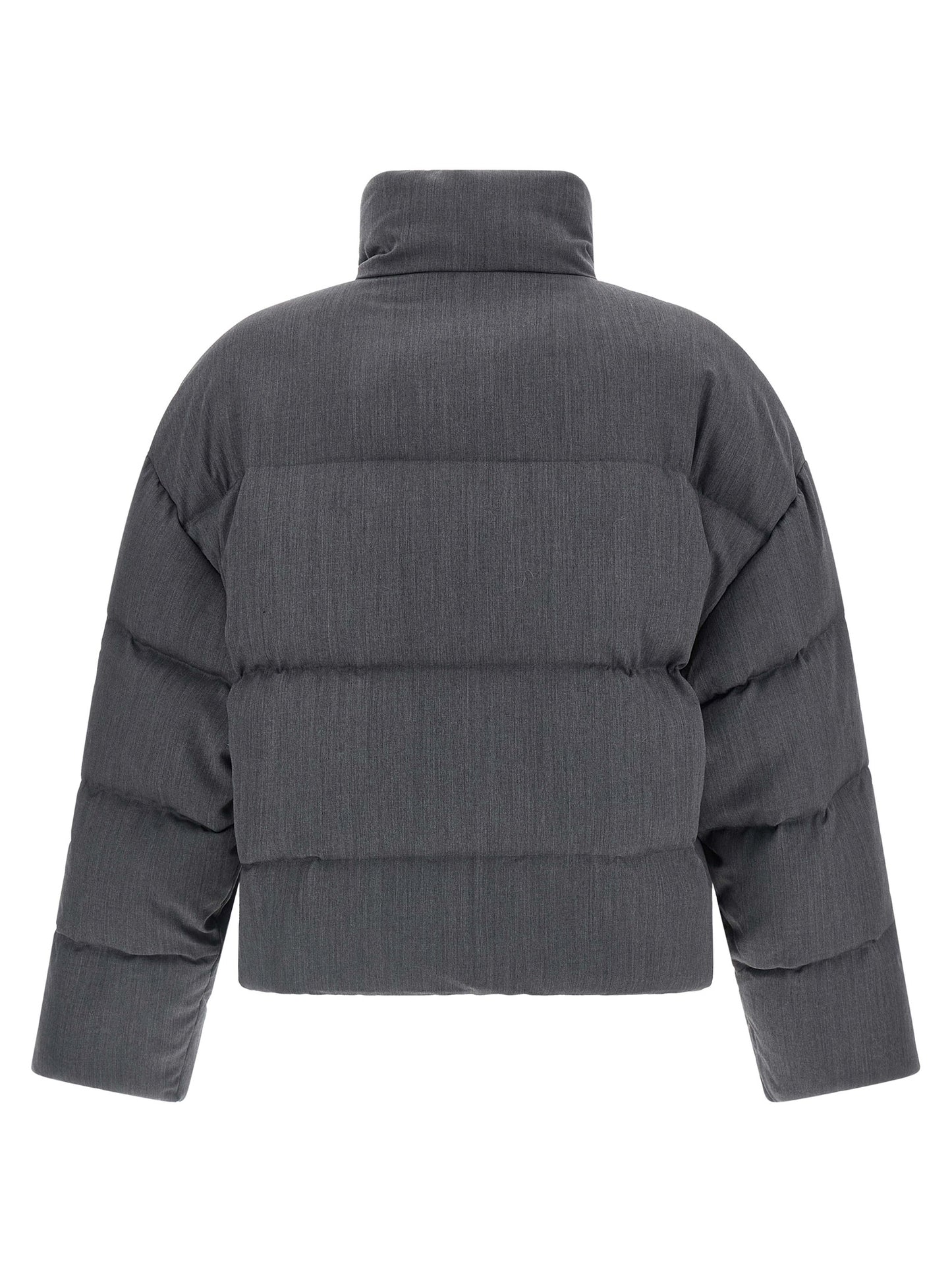 Entire Studios Gray Wool Full-Length Jacket