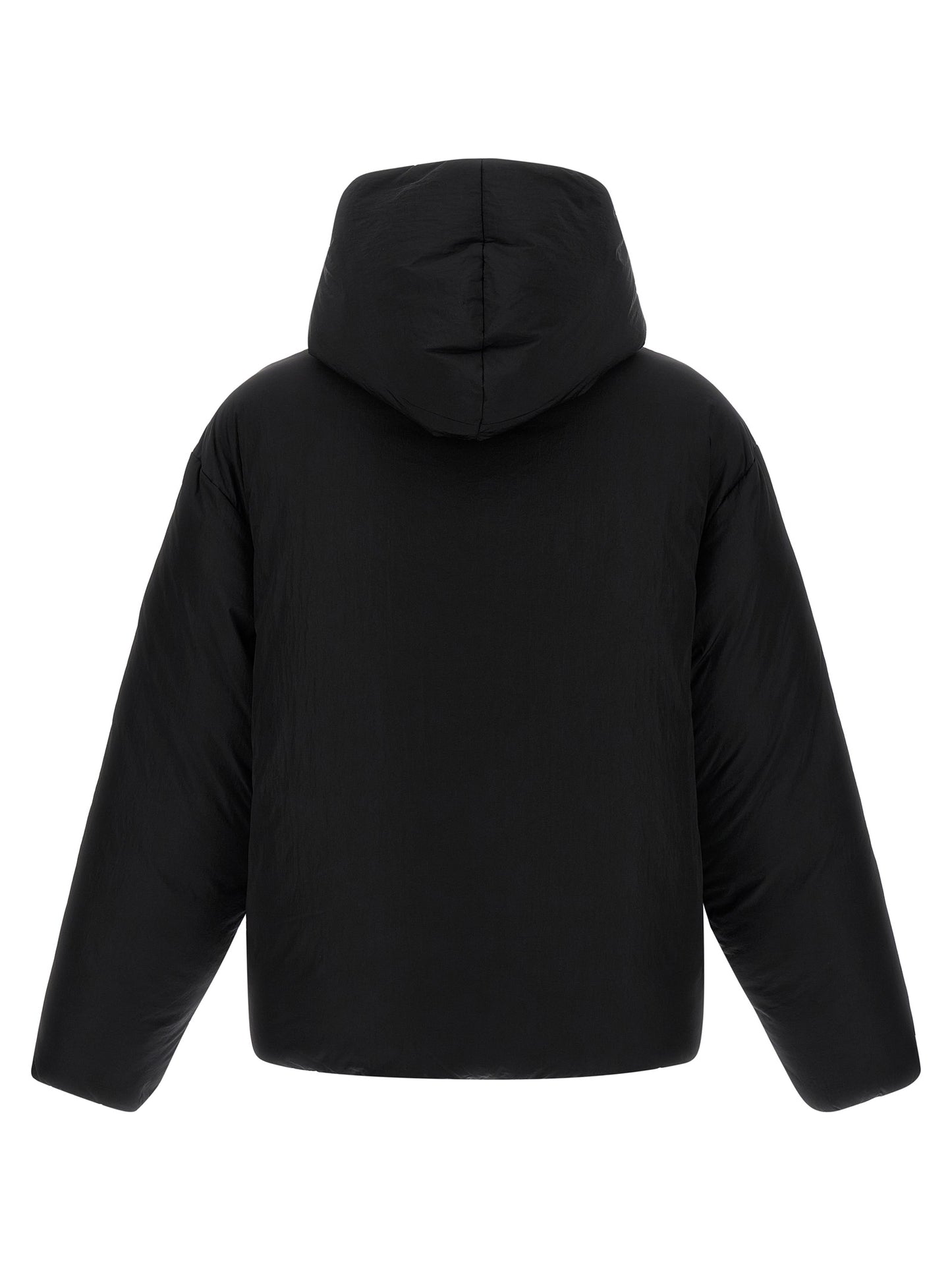 Jacquemus Black Polyamide Full-Length Jacket