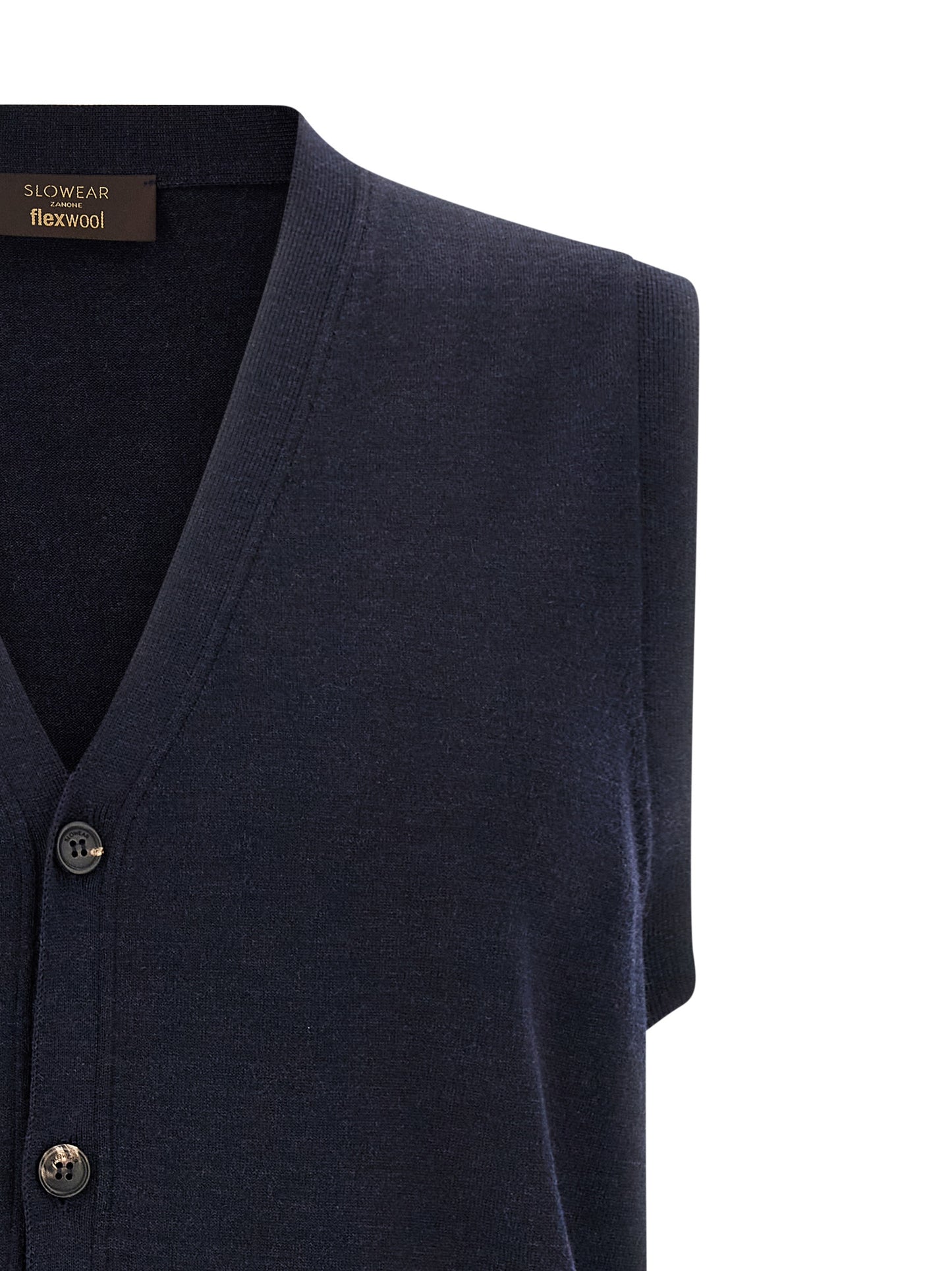 ZANONE Blue Virgin Wool Cardigan