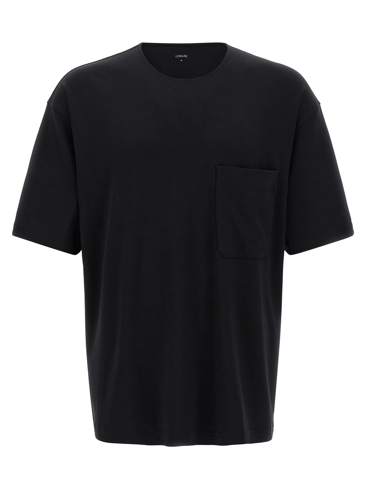 Lemaire Black Cotton T-Shirt