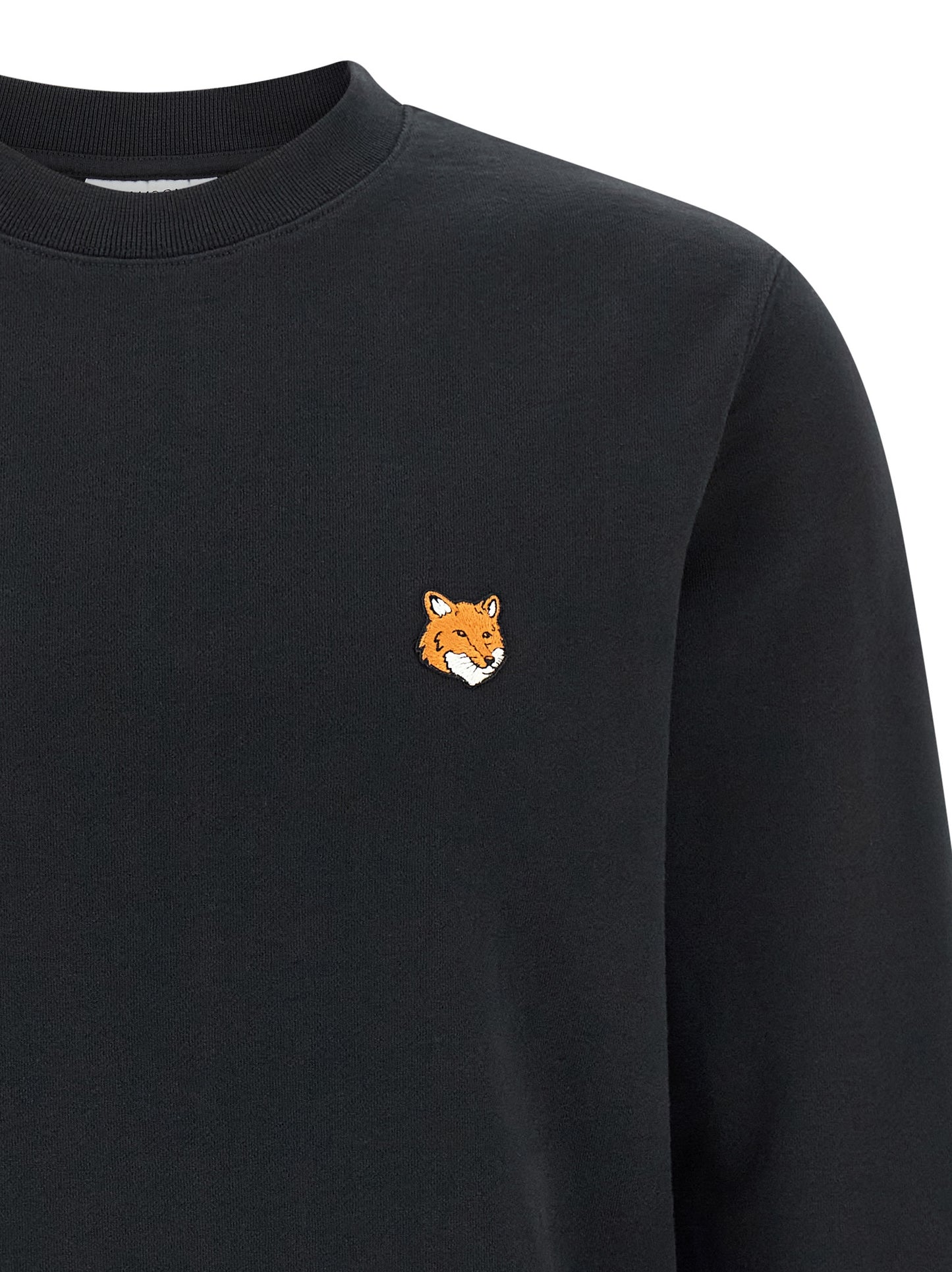 Maison Kitsuné Black Cotton Sweatshirt