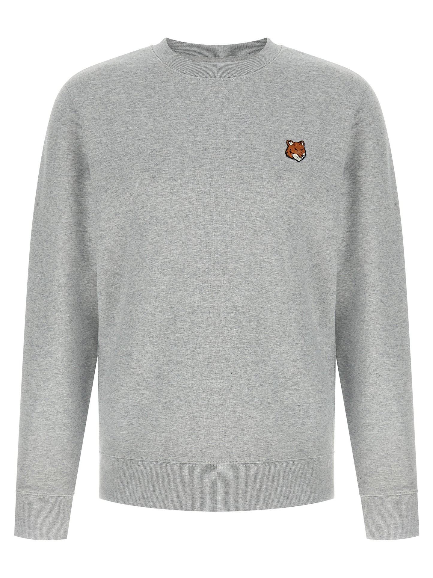 Maison Kitsuné Gray Cotton Sweatshirt